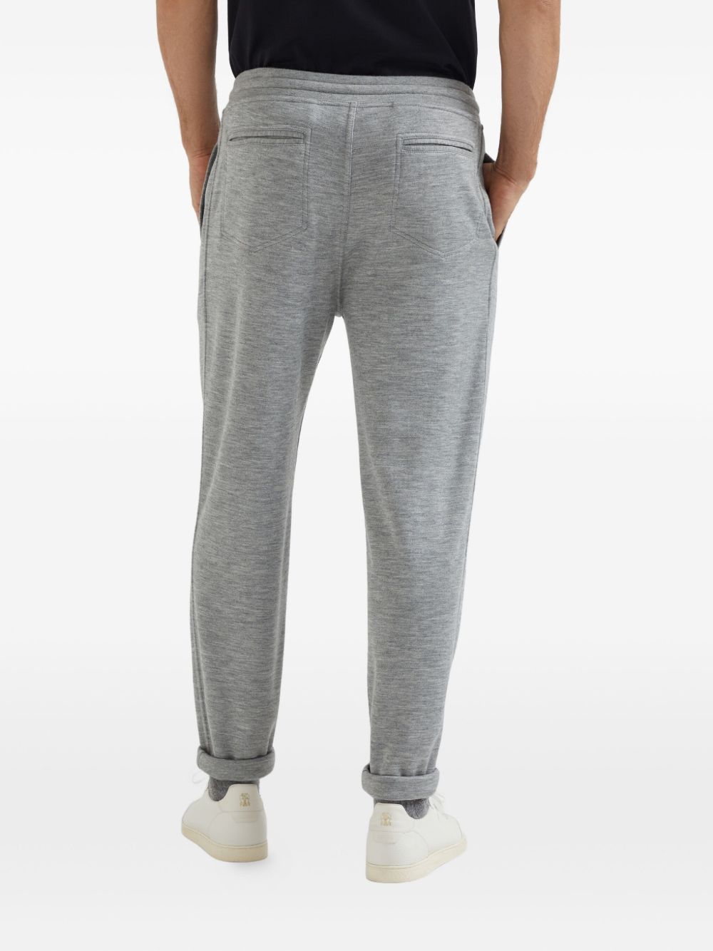 BRUNELLO CUCINELLI Silk and Cashmere Trousers