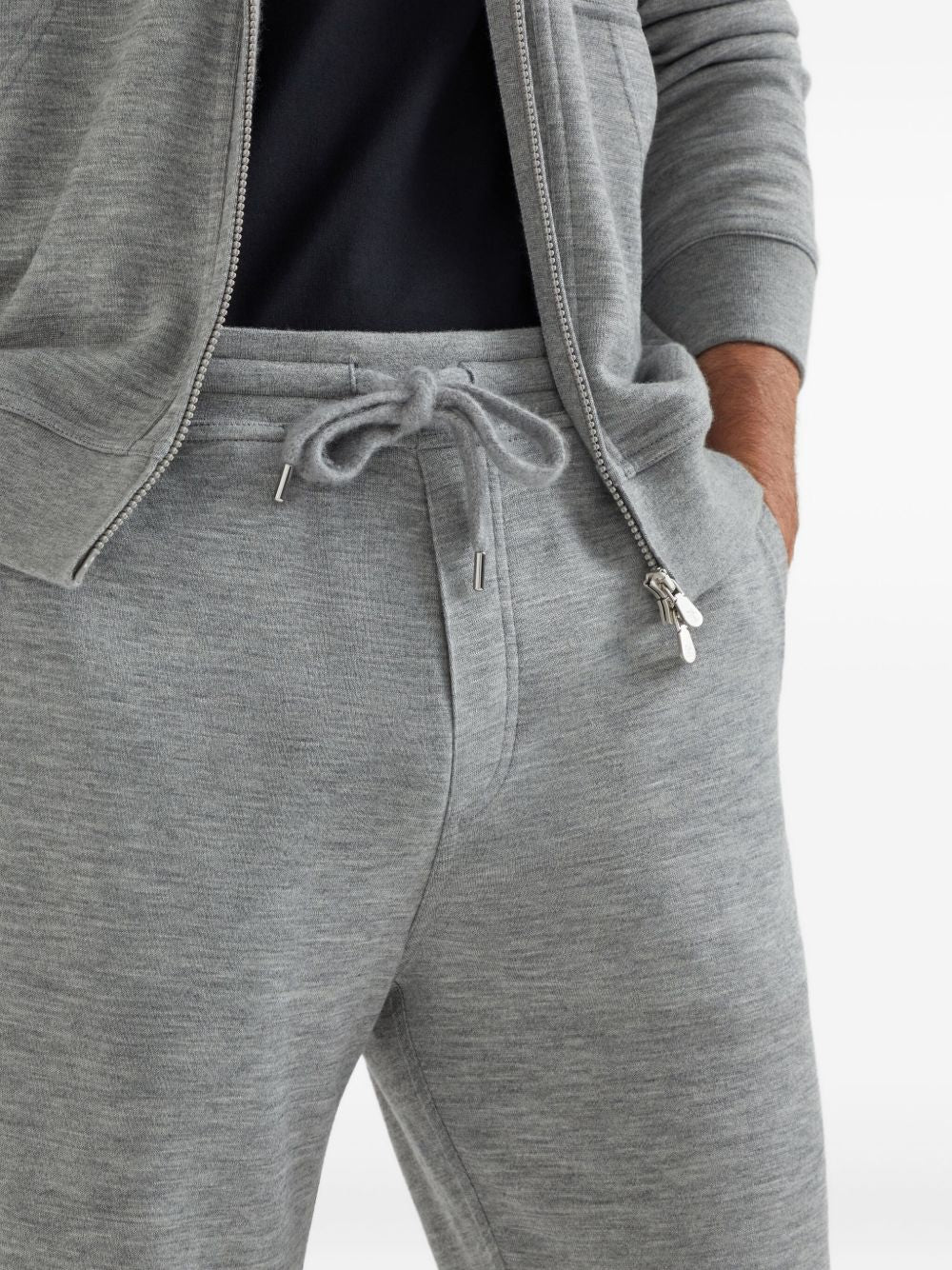 BRUNELLO CUCINELLI Silk and Cashmere Trousers