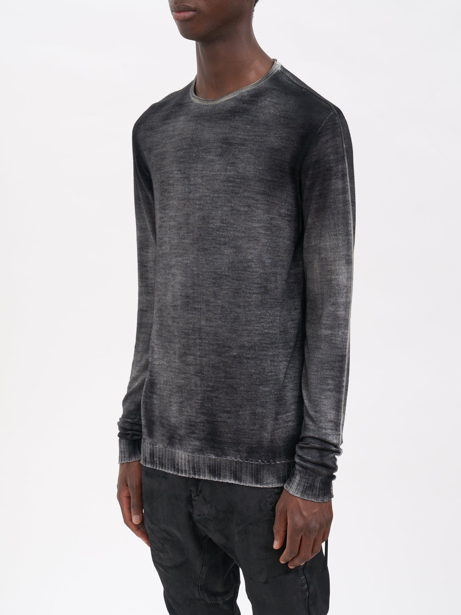 MD75 Men's Crew Neck Wool Sweater - Size M