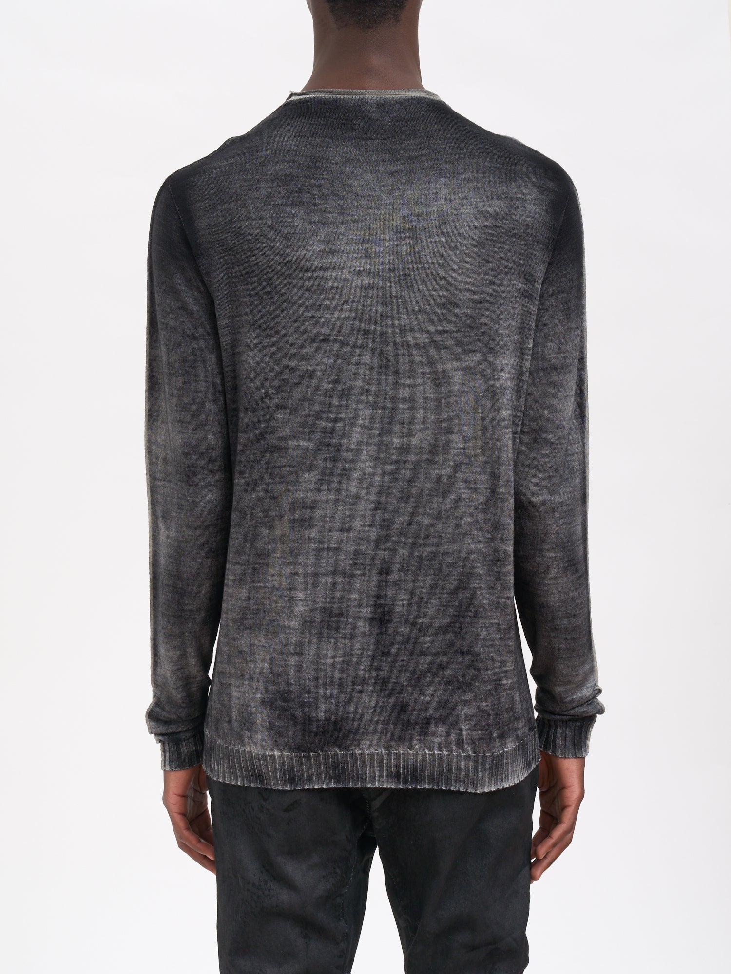 MD75 Men's Crew Neck Wool Sweater - Size M