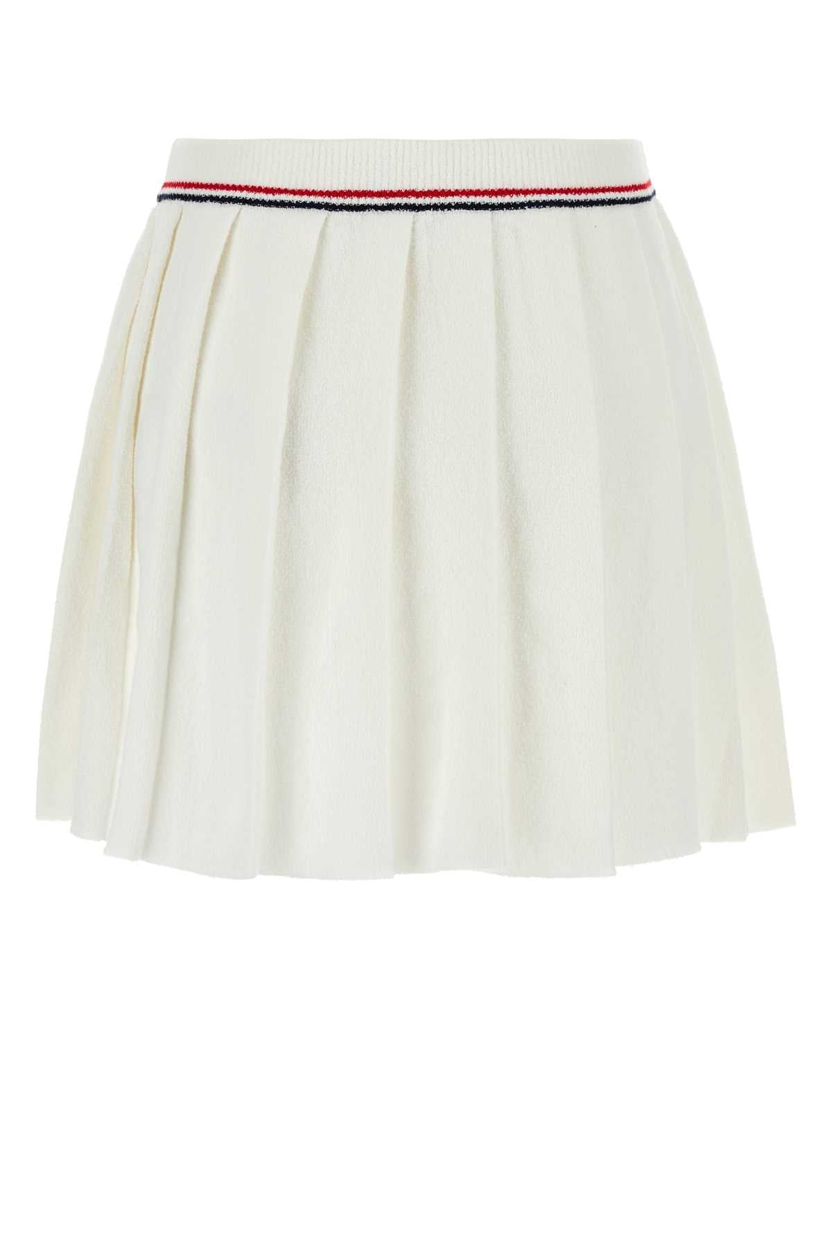 MIU MIU Stretch Terry Mini Skirt for Women