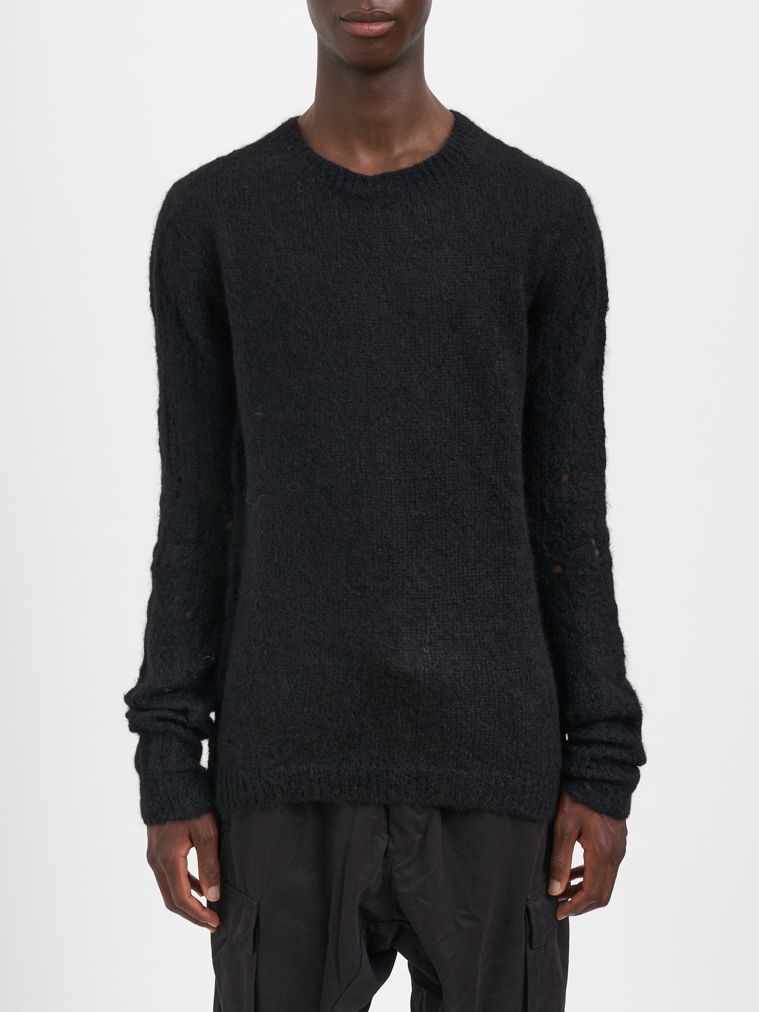 THOM KROM Crew Neck Alpaca Blend Sweater