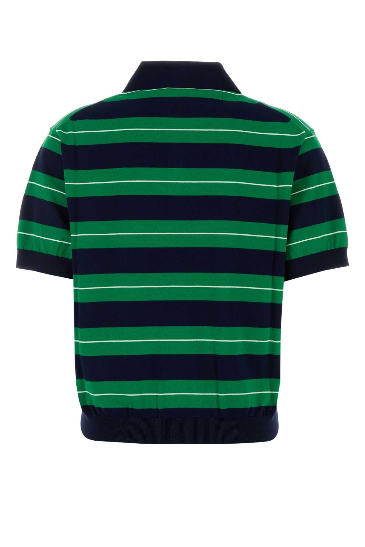 MIU MIU Embroidered Cotton Polo Shirt for Women - FW25