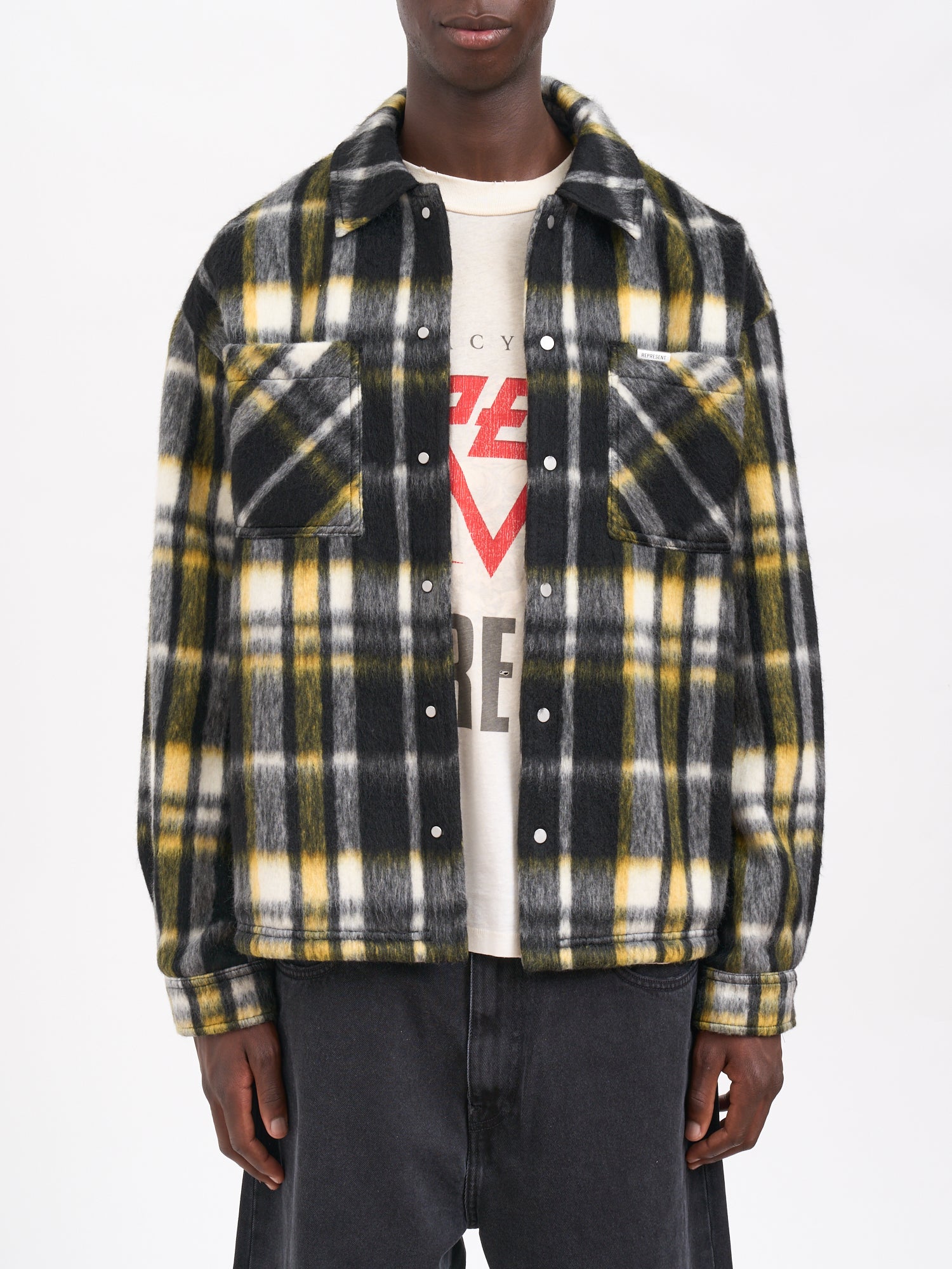 REPRESENT Textured Overshirt Jacket - Size M