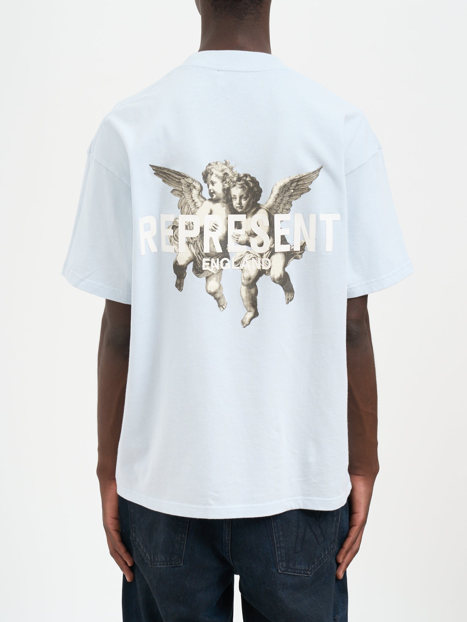 REPRESENT Legacy Cherubs Oversized Crewneck T-Shirt - Size M