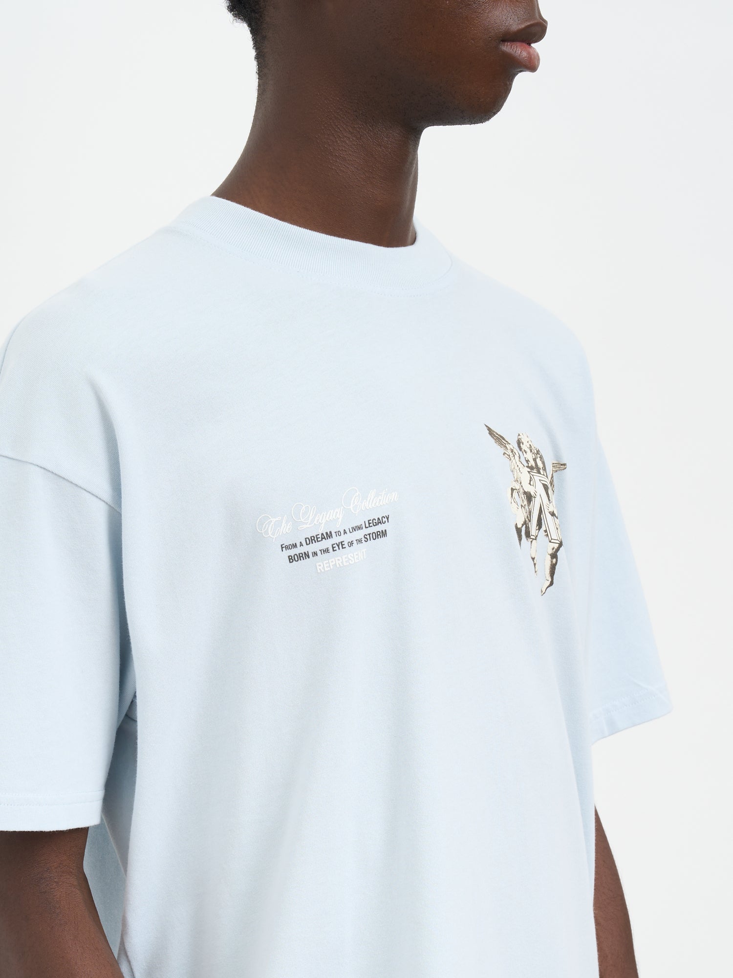 REPRESENT Legacy Cherubs Oversized Crewneck T-Shirt - Size M
