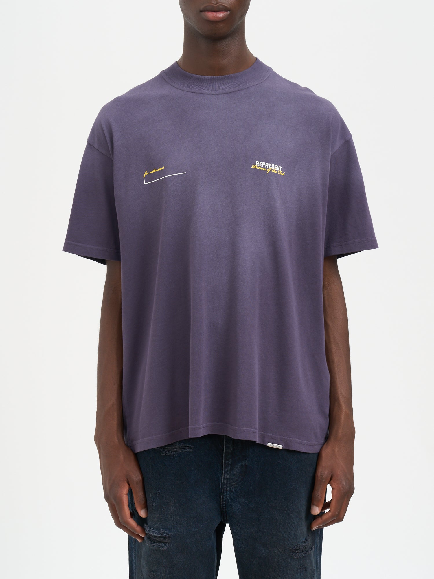 REPRESENT Oversized Crewneck T-Shirt - Patron of the Club (M)