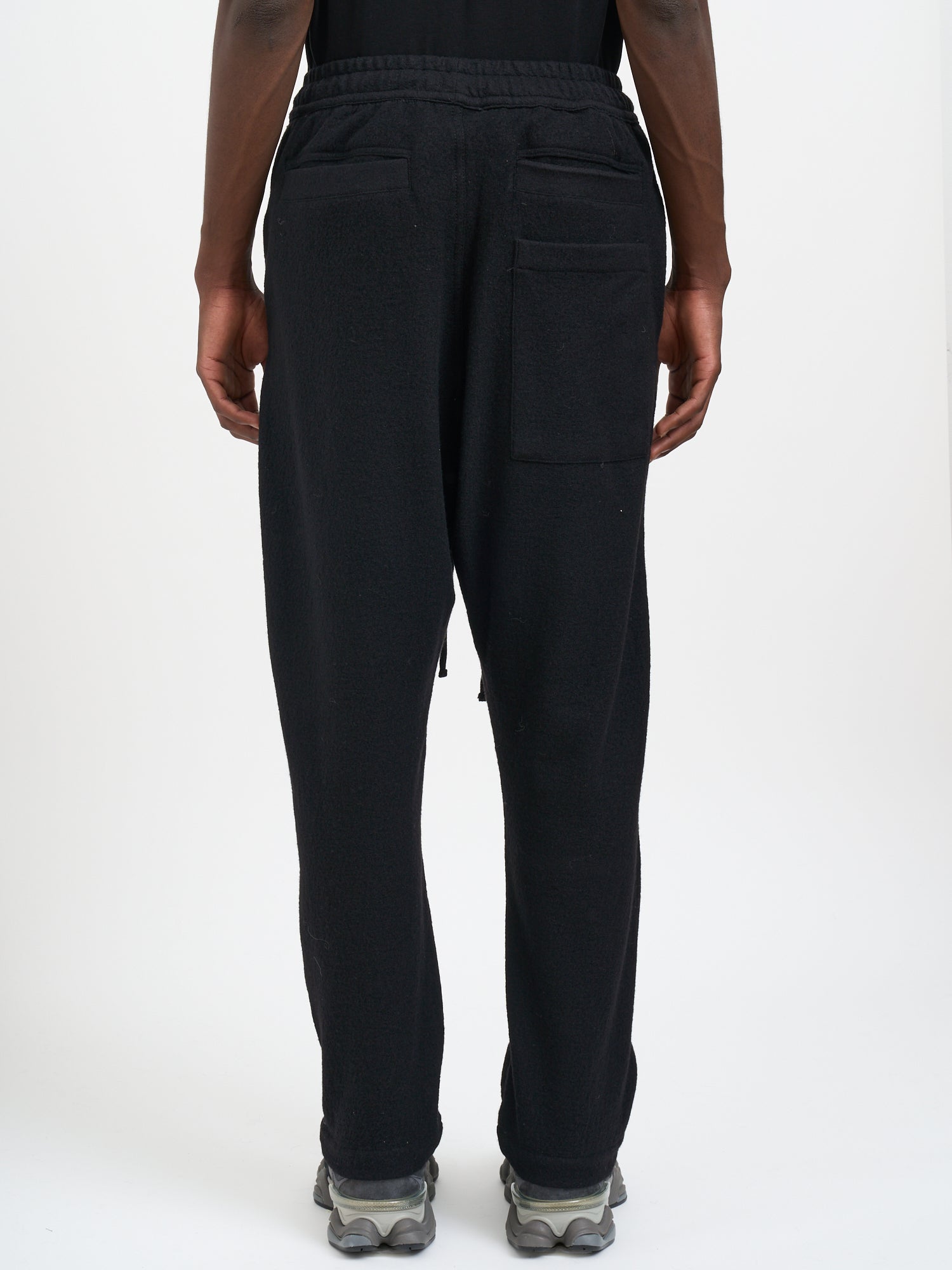 THOM KROM Drop-Crotch Wool Trousers for Men - FW25