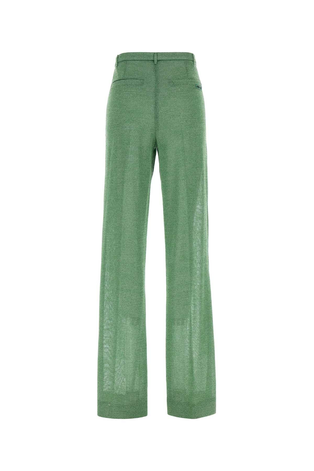 MIU MIU Viscose Blend Pants for Women - Fall/Winter 25