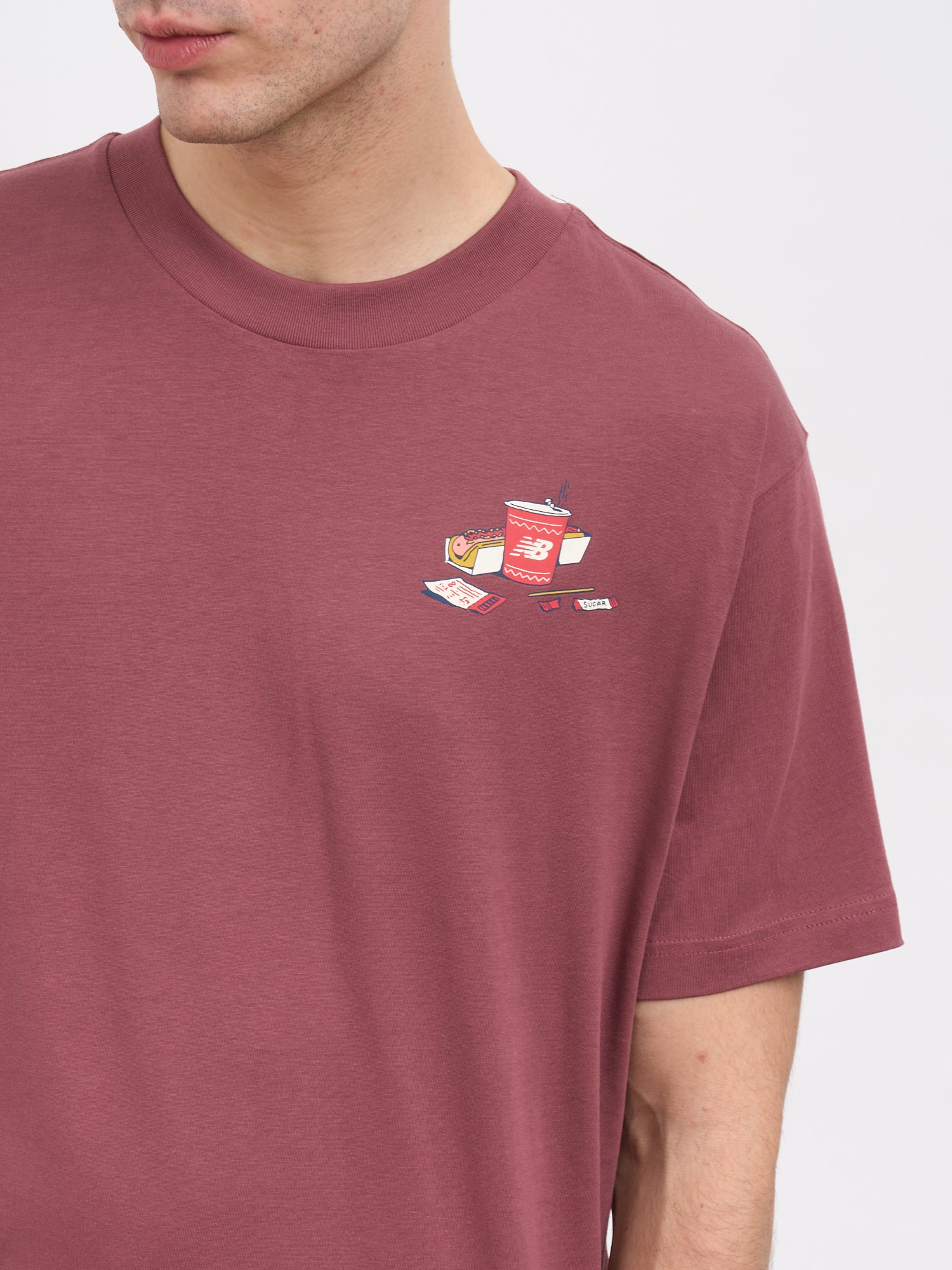 NEW BALANCE Spectator Cotton T-Shirt - Medium Size