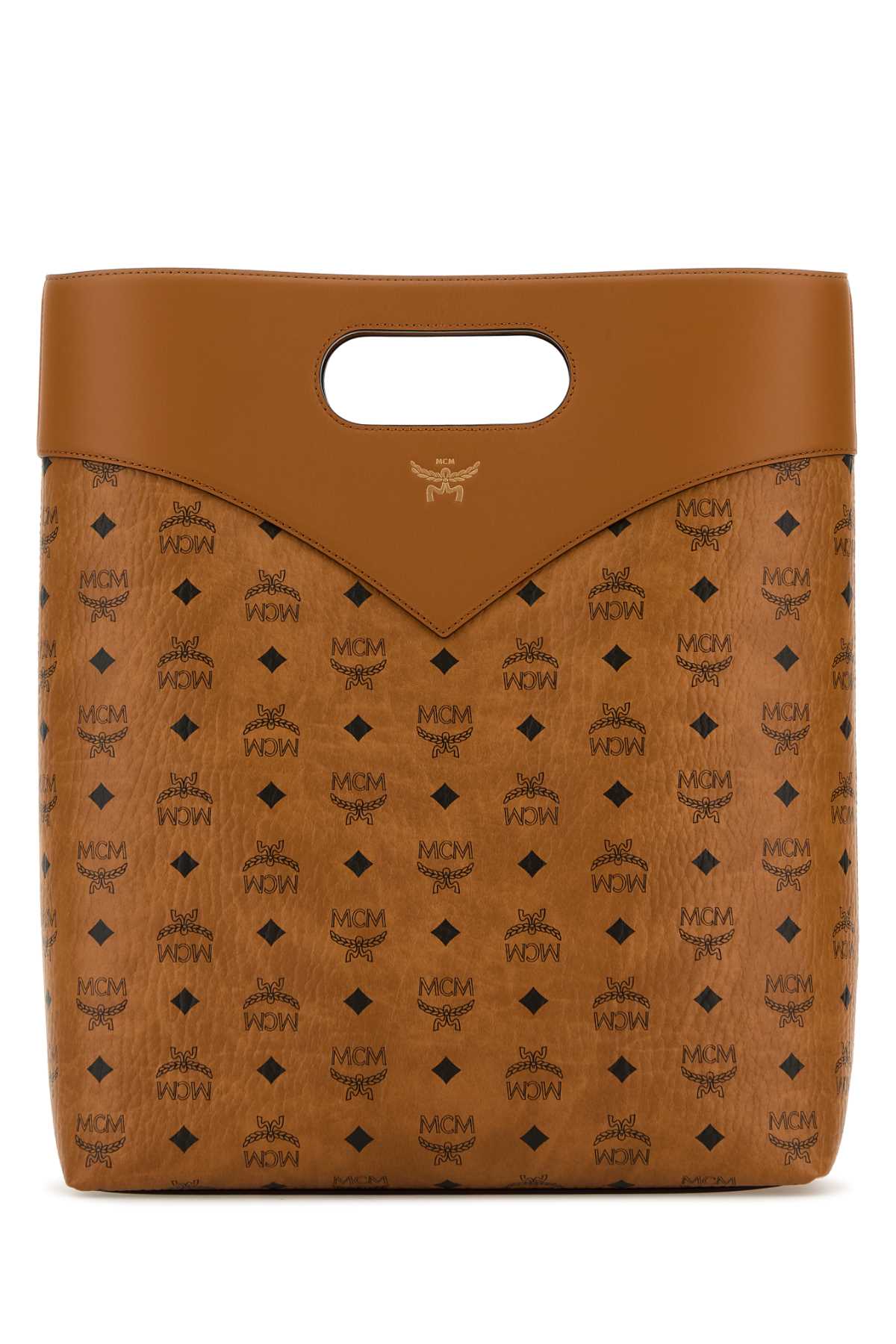 MCM Printed Canvas Shopping Tote Handbag - Large