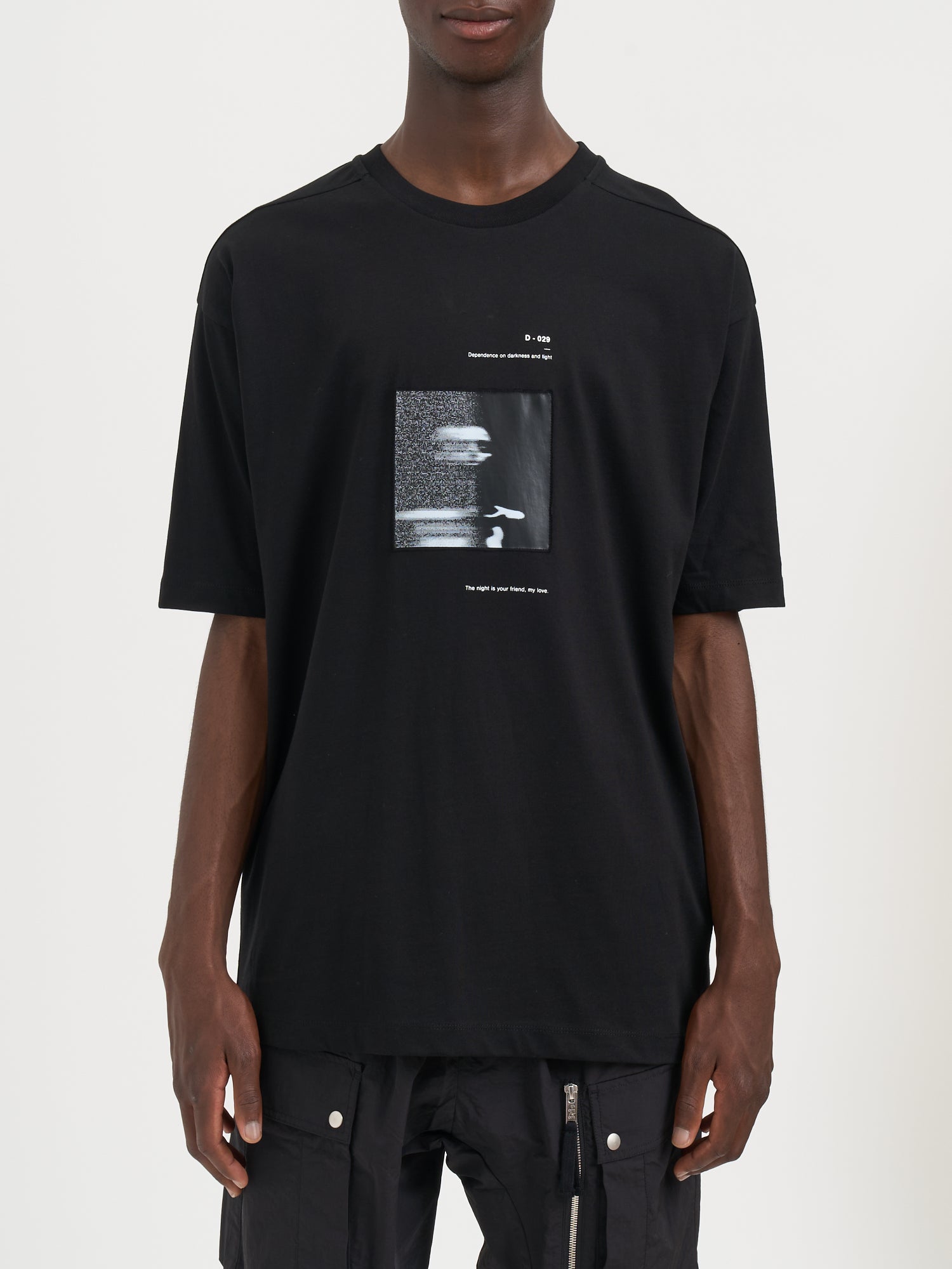 THOM KROM Oversized Cotton T-Shirt with Print - Medium