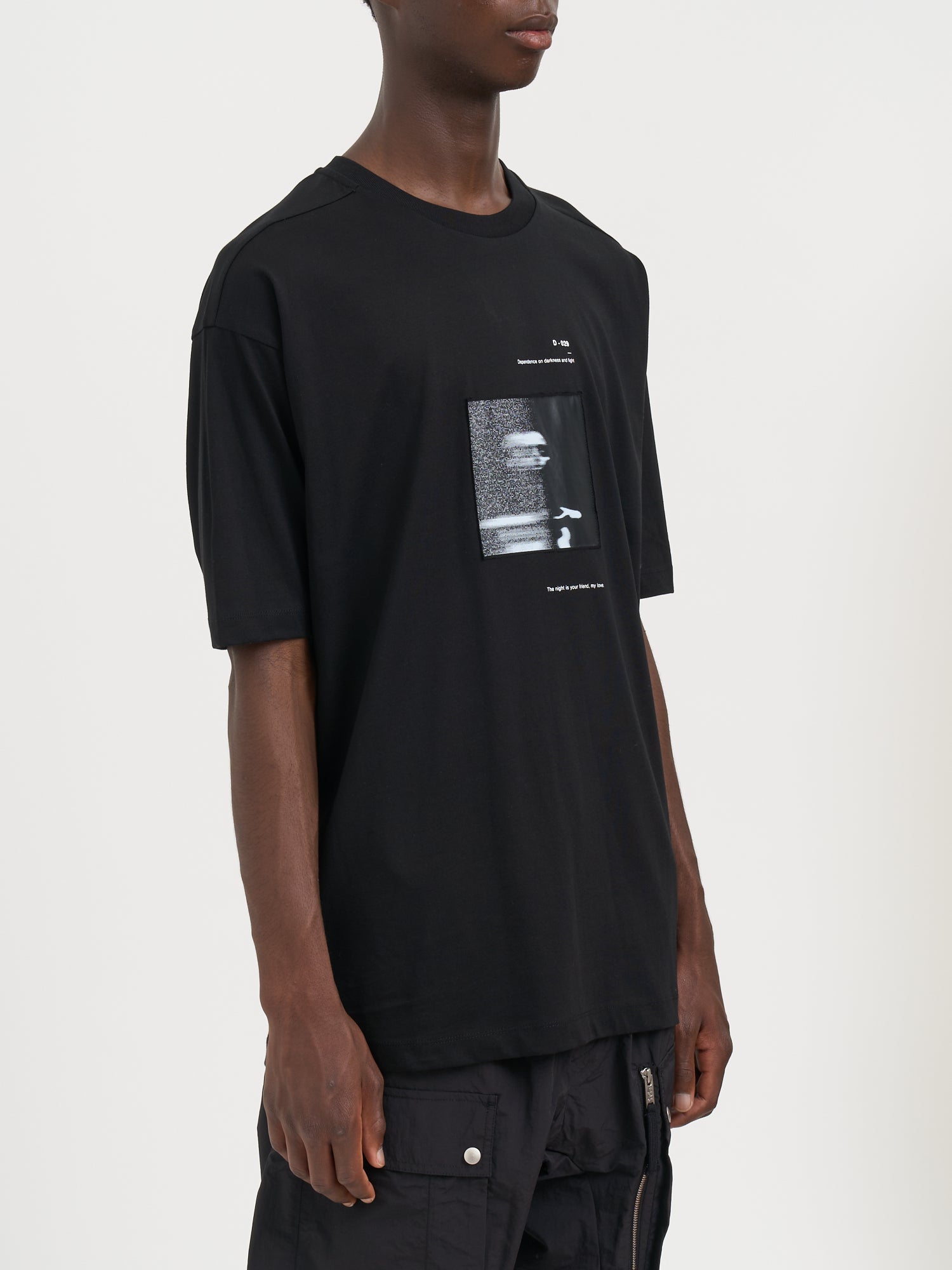 THOM KROM Oversized Cotton T-Shirt with Print - Medium
