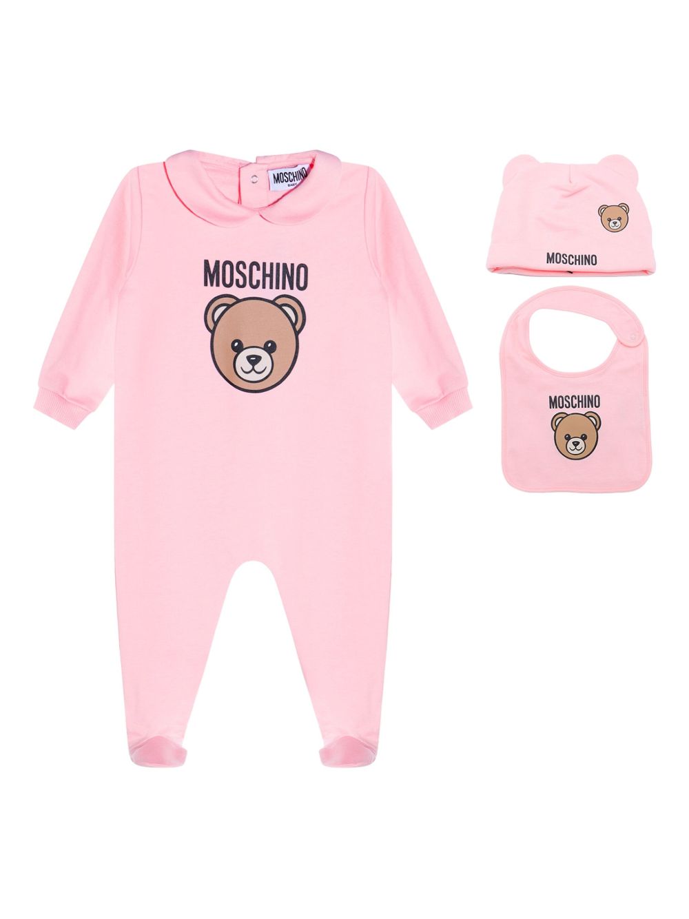 MOSCHINO KIDS Mini Teddy Print 3-Piece Set for Girls