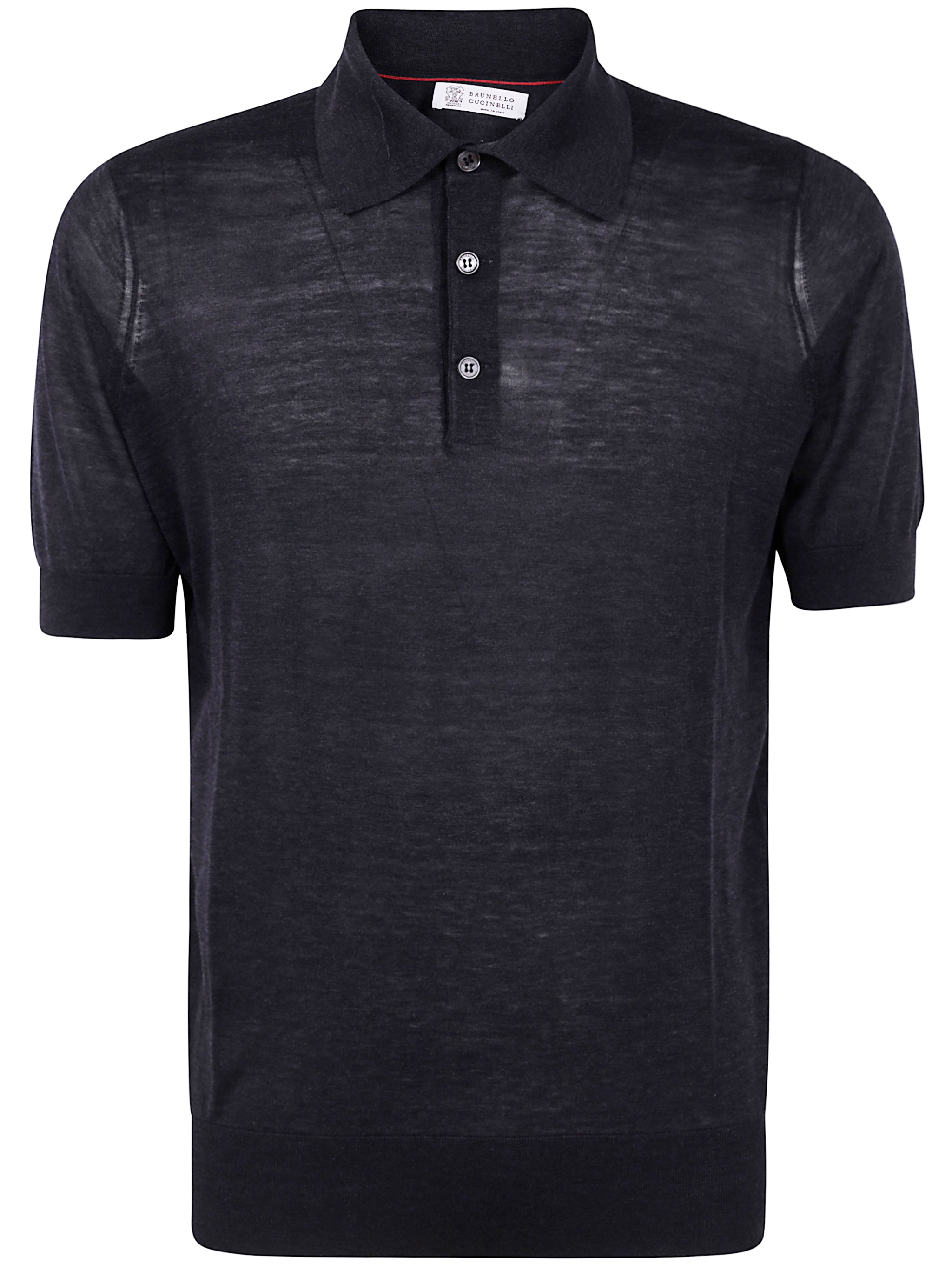 BRUNELLO CUCINELLI Silk Blend Polo Shirt for Men - SS25 Collection