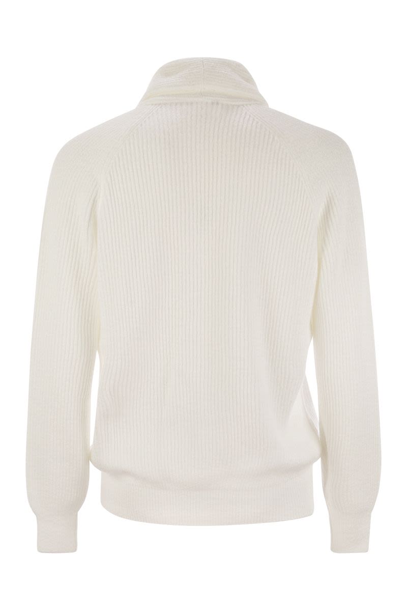 BRUNELLO CUCINELLI Buttoned Cotton Rib Cardigan for Men