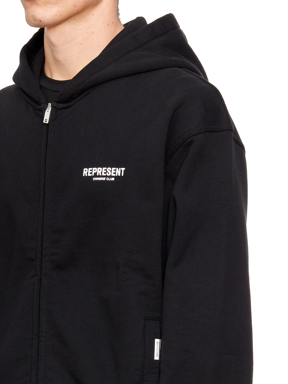 REPRESENT Owners Club Zip-Up Hoodie - Size Medium