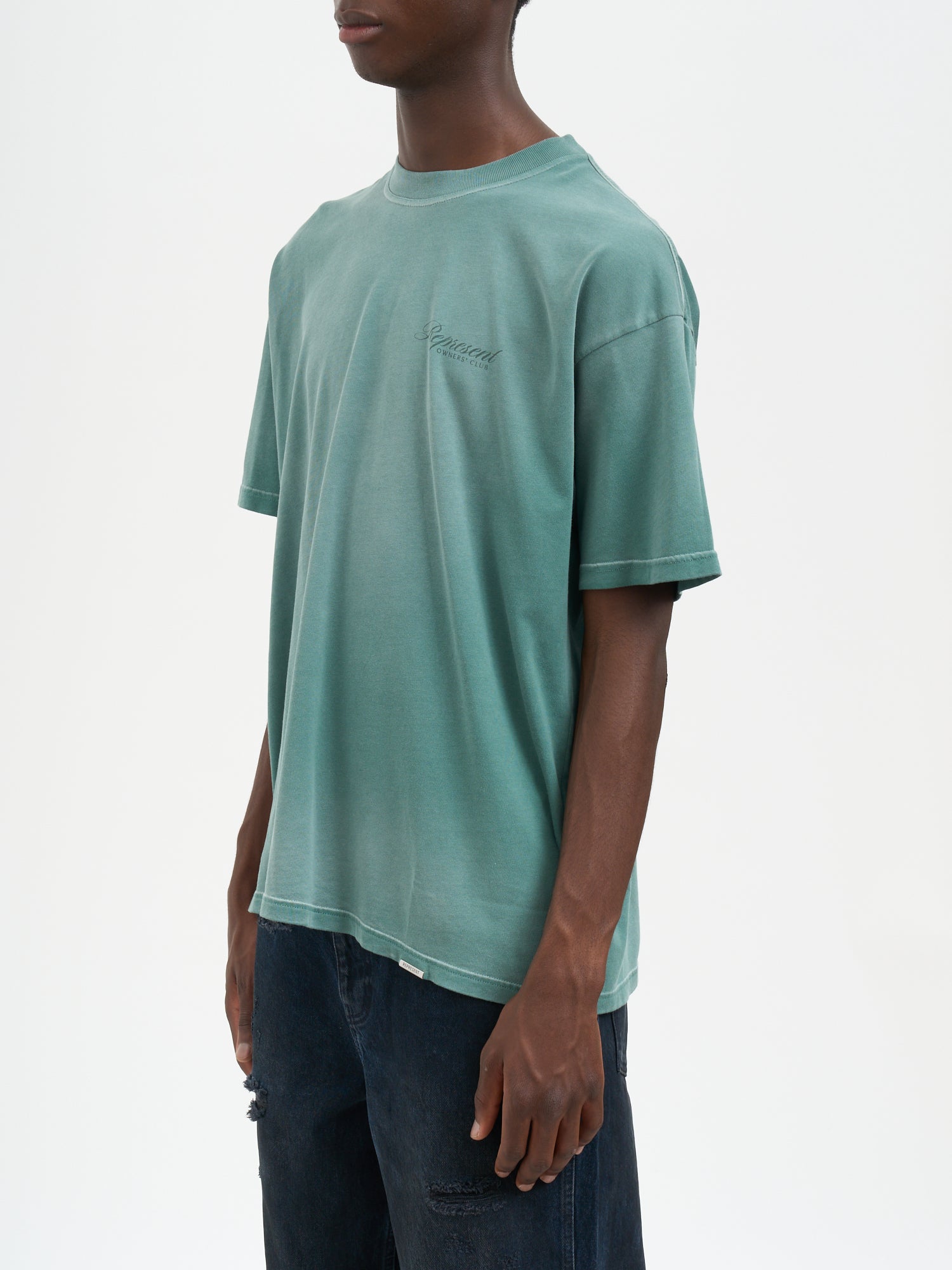 REPRESENT Oversized Crewneck T-Shirt - Owners Club Script