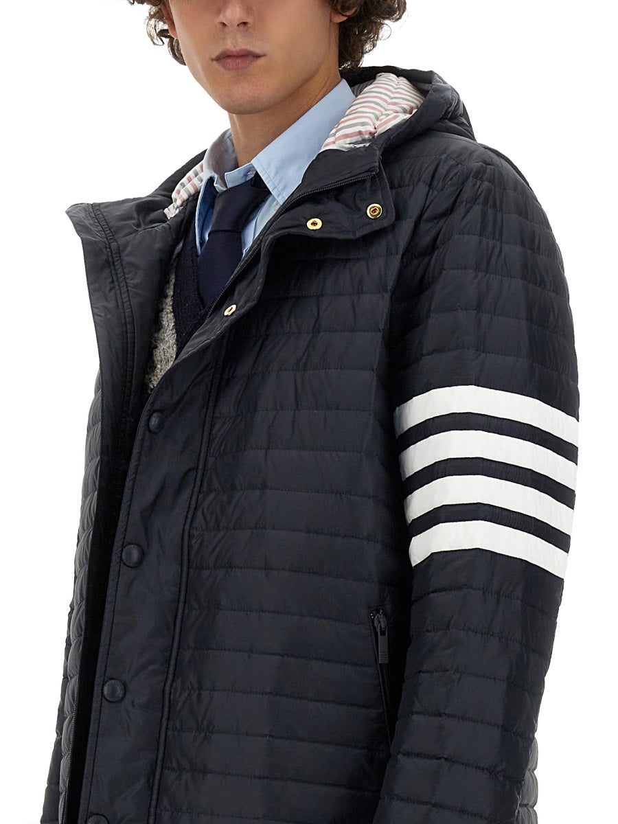 THOM BROWNE Men's Hooded Tailoring Down Jacket - Size 3 JP
