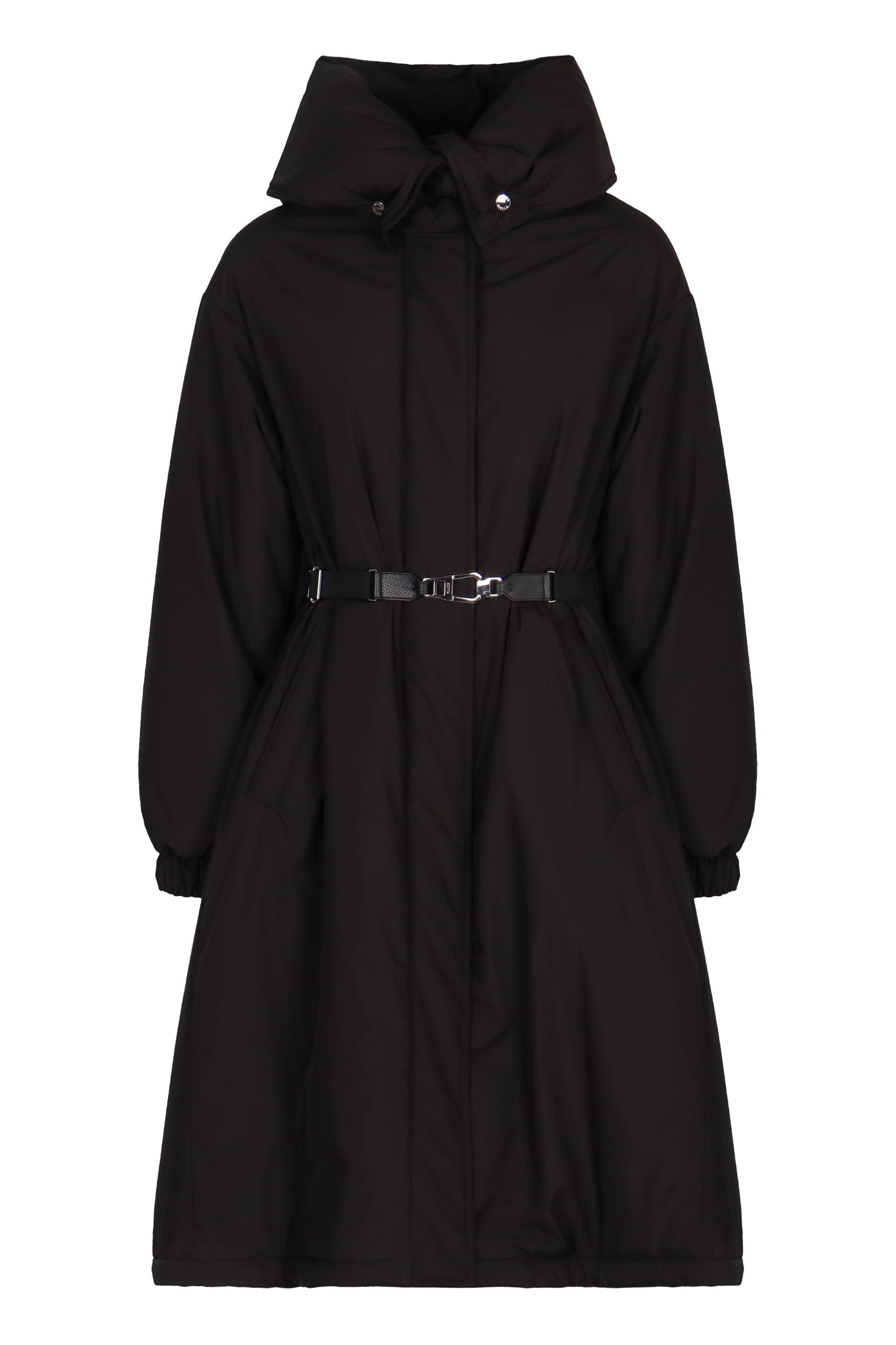 MOORER Women's Adjustable Hooded Parka Jacket