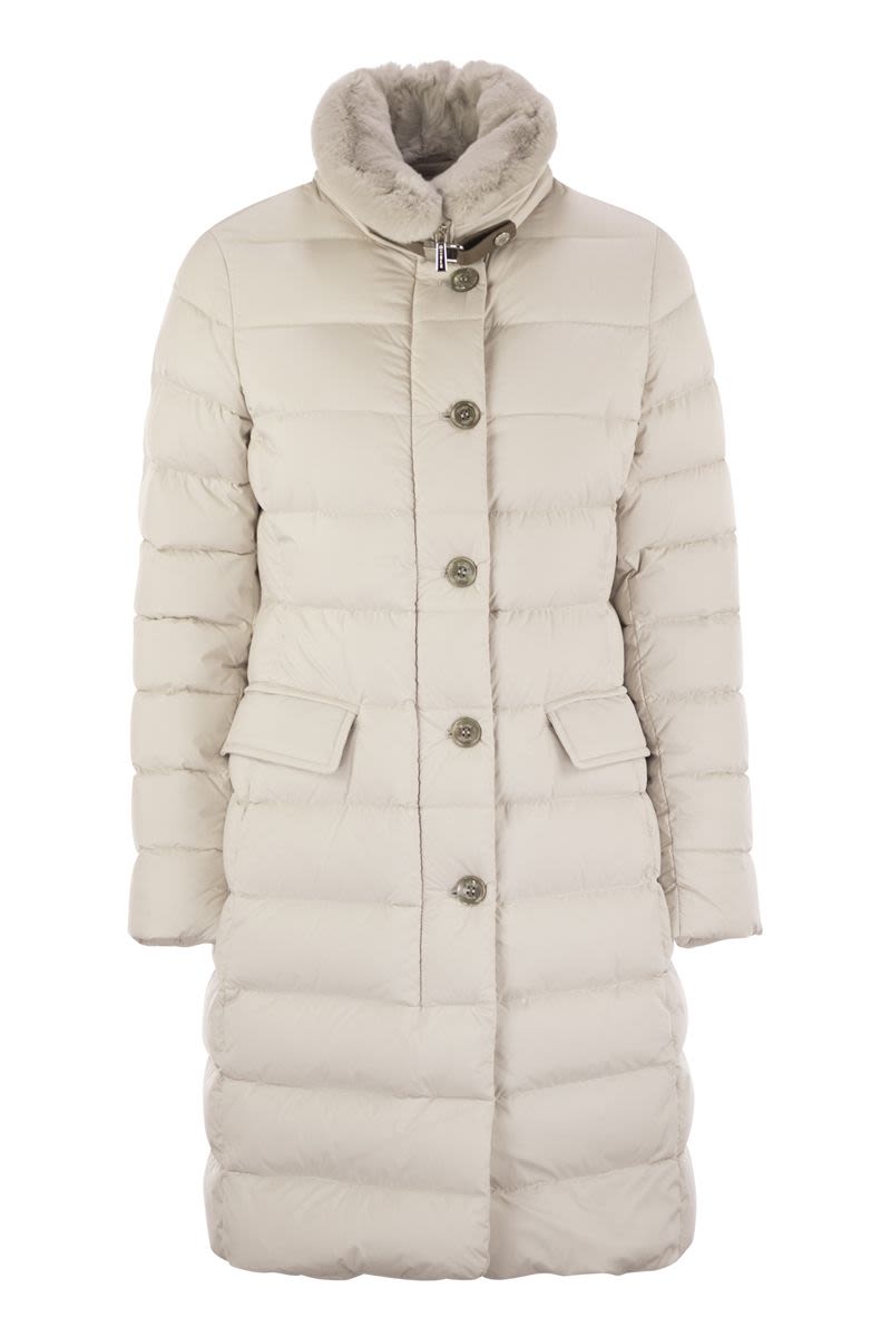 MOORER Slim-Fit Long Down Jacket
