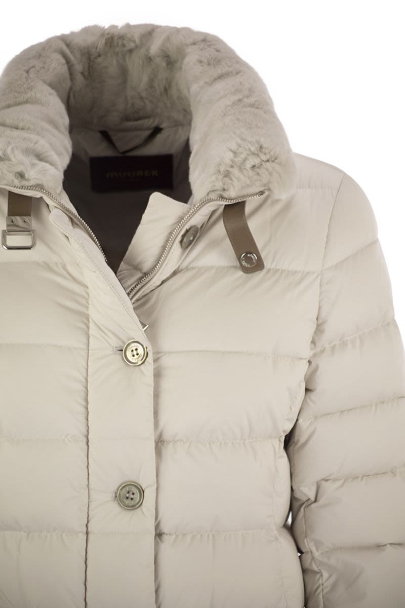 MOORER Slim-Fit Long Down Jacket