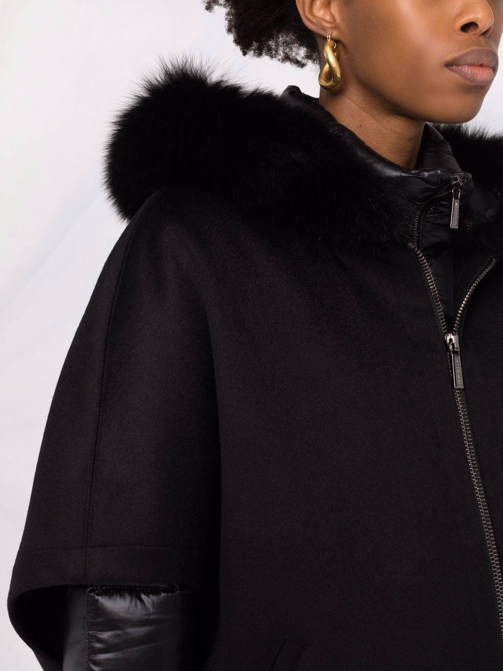 MOORER Versatile Women's Mini Down Jacket with Detachable Hood