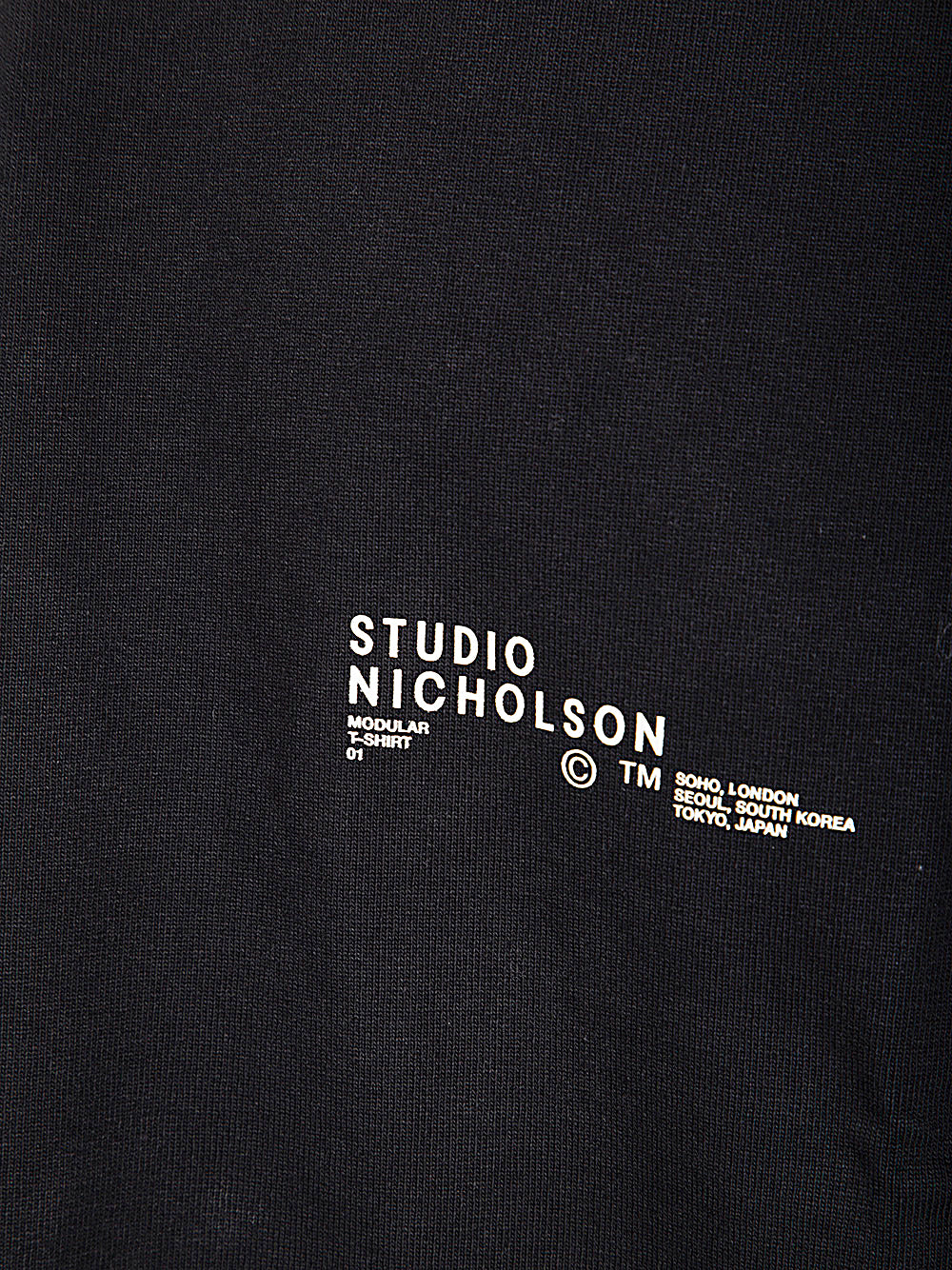 STUDIO NICHOLSON Logo Boxy Fit T-Shirt - Men's