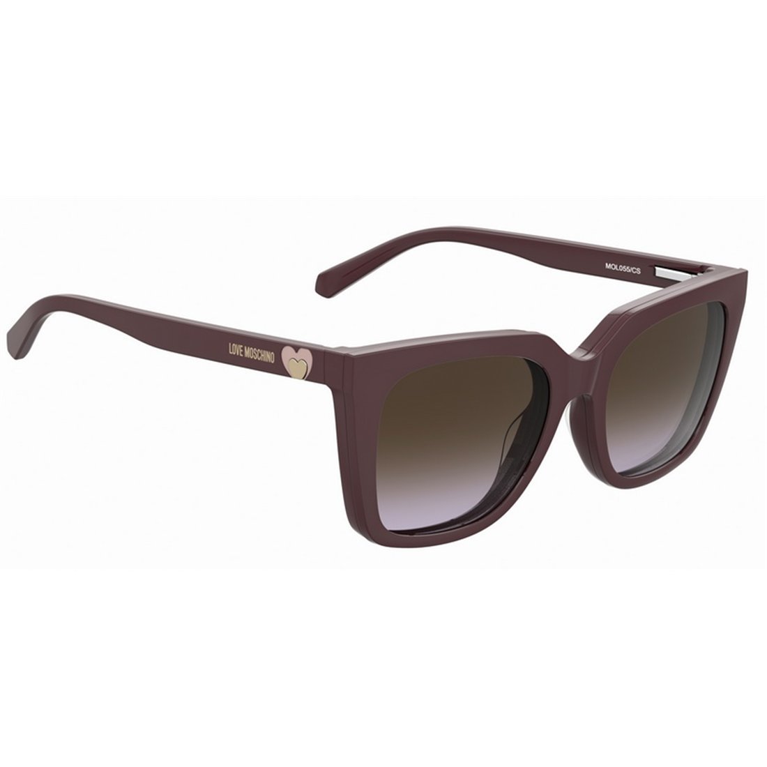 LOVE MOSCHINO Chic Clip-On Sunglasses for Women