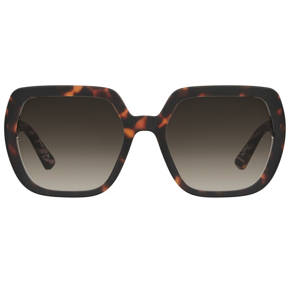 LOVE MOSCHINO Chic Havana Pattern Sunglasses for Women