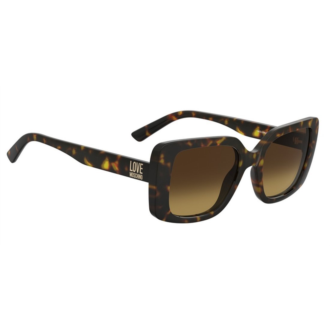 LOVE MOSCHINO Stylish Women's Sunglasses - Havana Frame