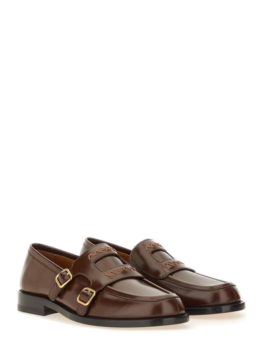 MARNI Elegant Leather Loafers for Women
