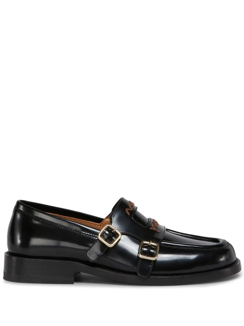 MARNI Stylish Leather Slip-On Loafers for Women