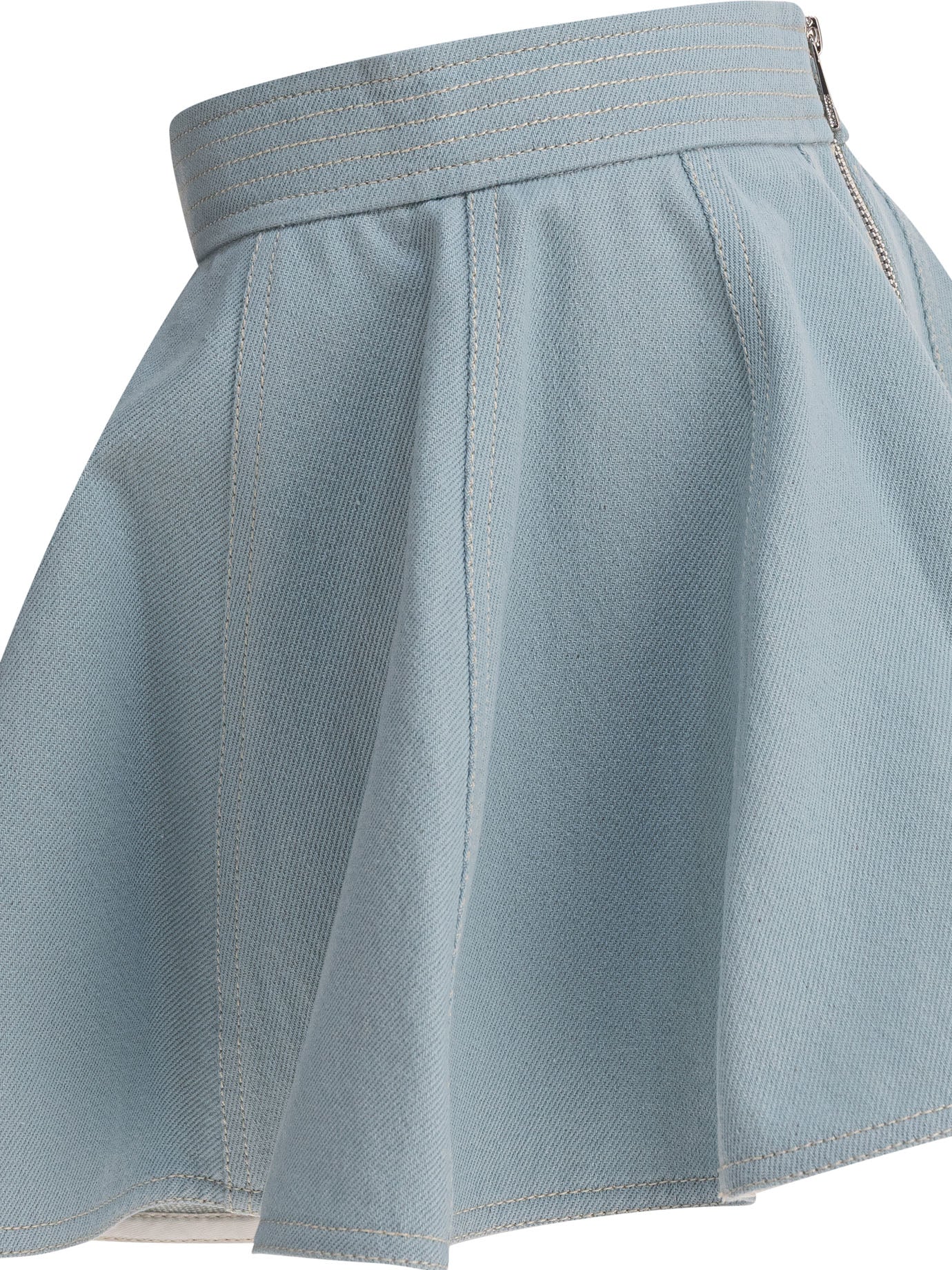 MONCLER ENFANT Stylish Cotton Mini Skirt for Girls - Spring Summer 2025