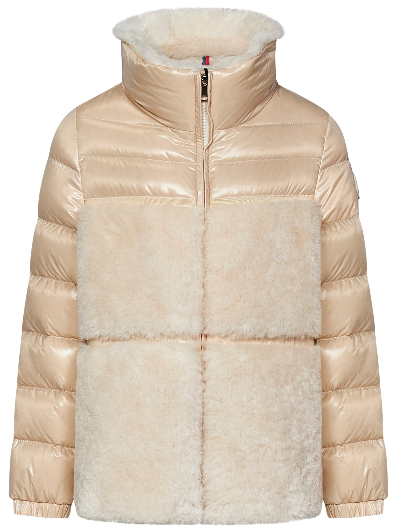 MONCLER KIDS Stylish Turtleneck Down Jacket for Girls - Age 8