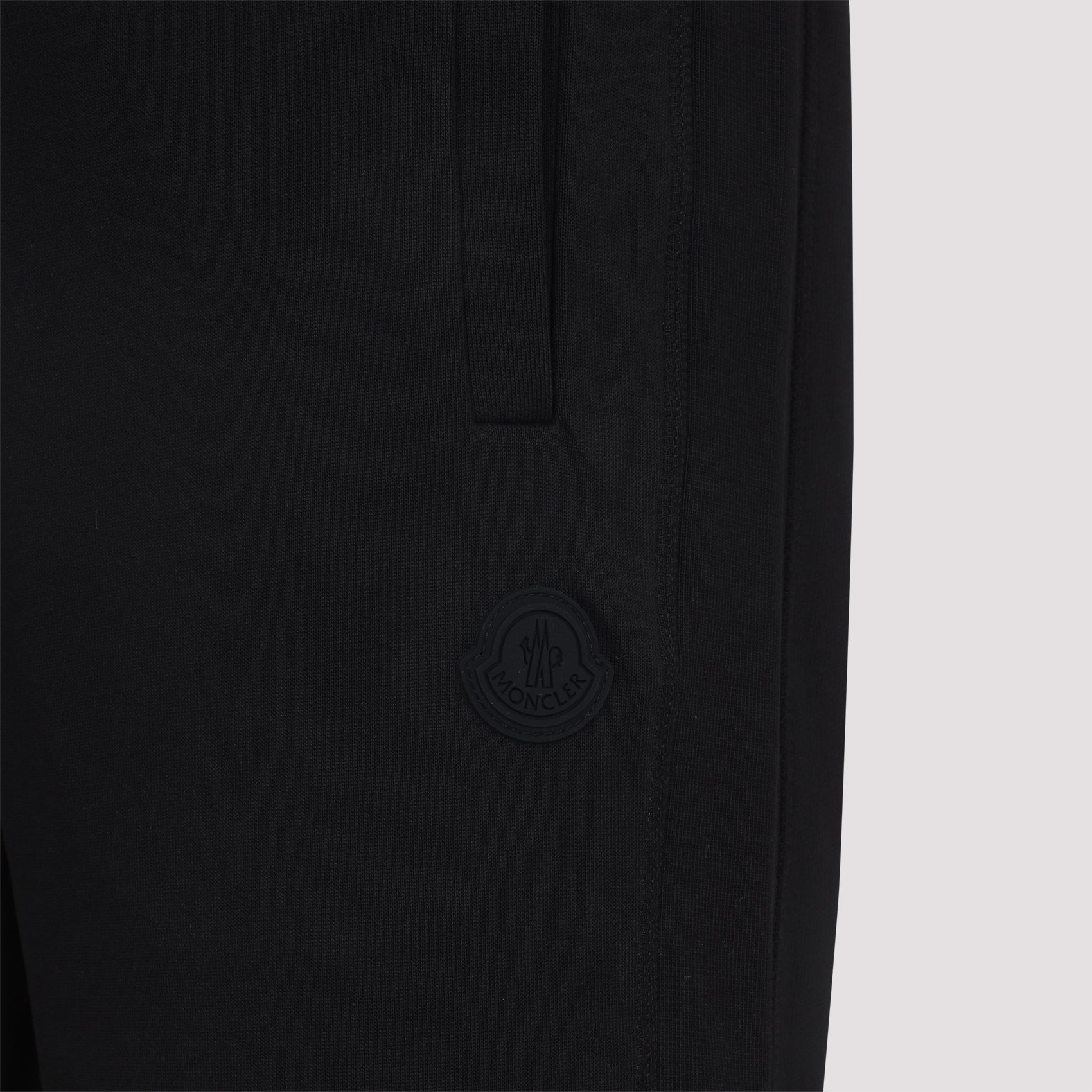 MONCLER Tailored Cotton Trousers for Men - Fall Winter 25