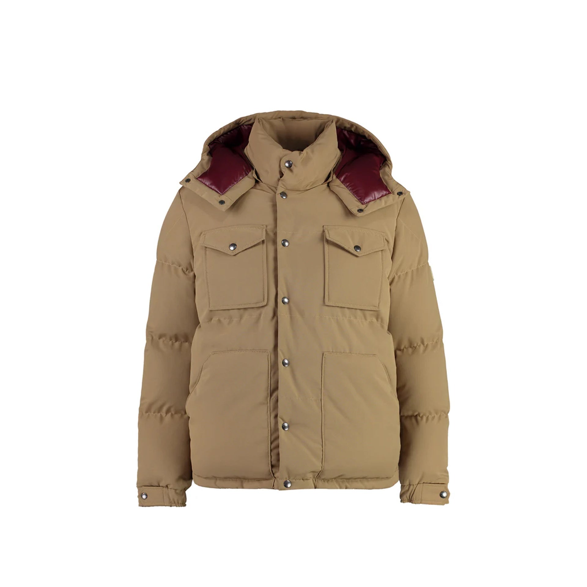 MONCLER Men's Down Jacket with Removable Hood