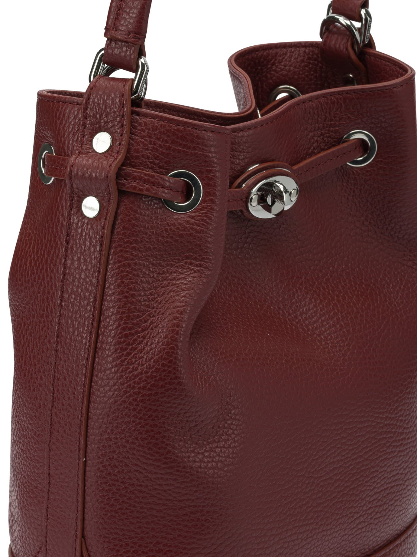 ZANELLATO Leather Shoulder Handbag - 23x28x14