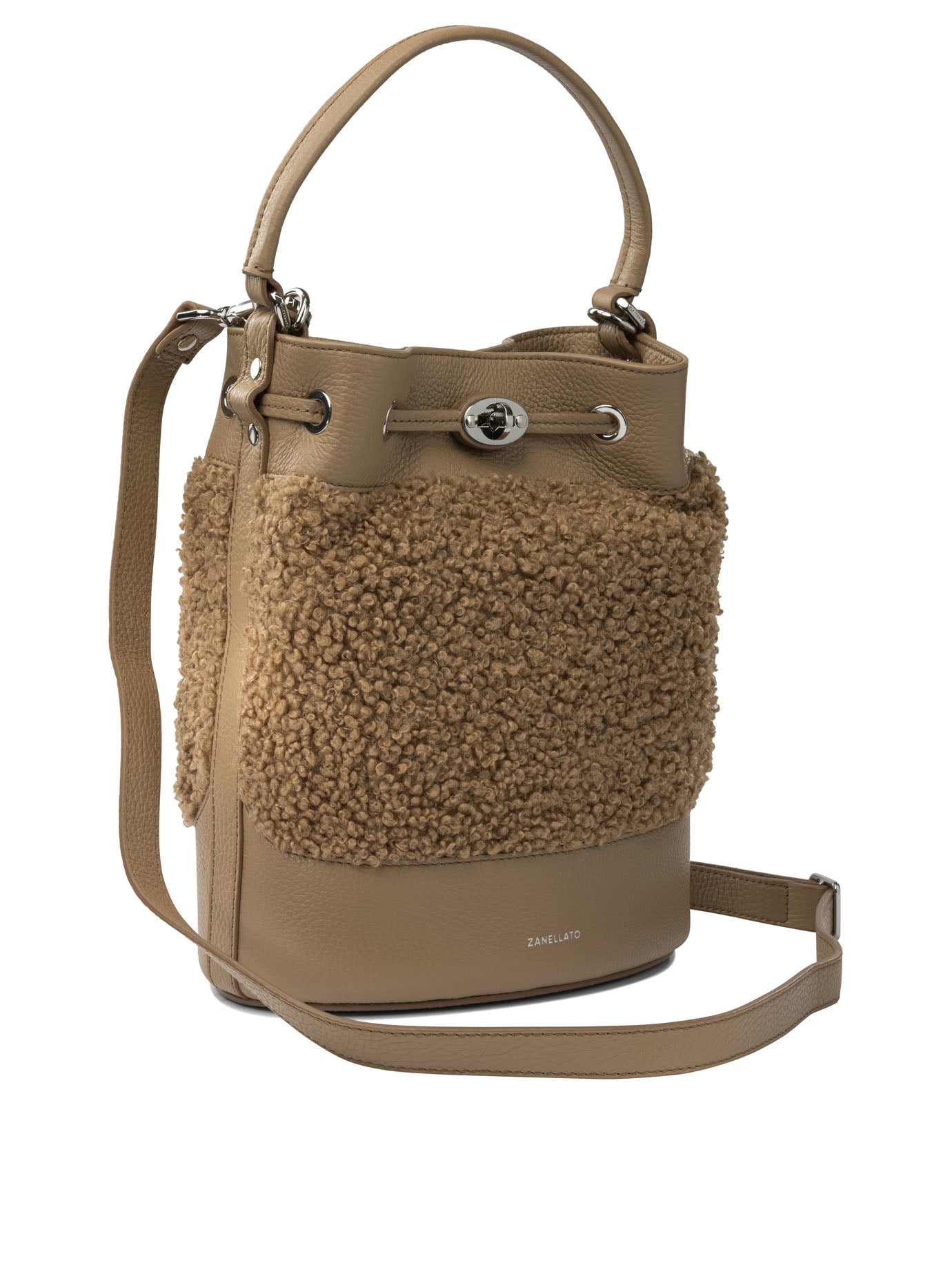 ZANELLATO Structured Handbag with Top Handle & Adjustable Strap