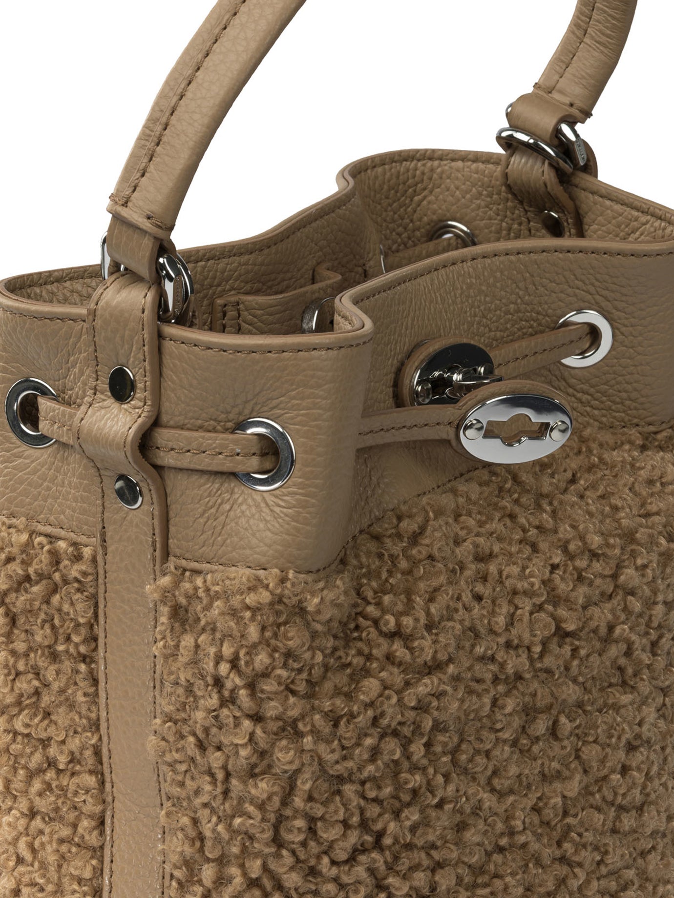 ZANELLATO Structured Handbag with Top Handle & Adjustable Strap