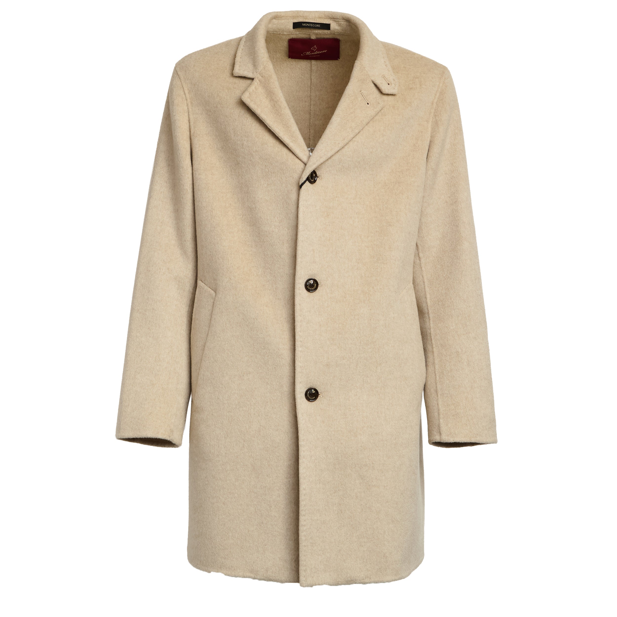 MONTECORE Luxury Cashmere Overcoat for Men