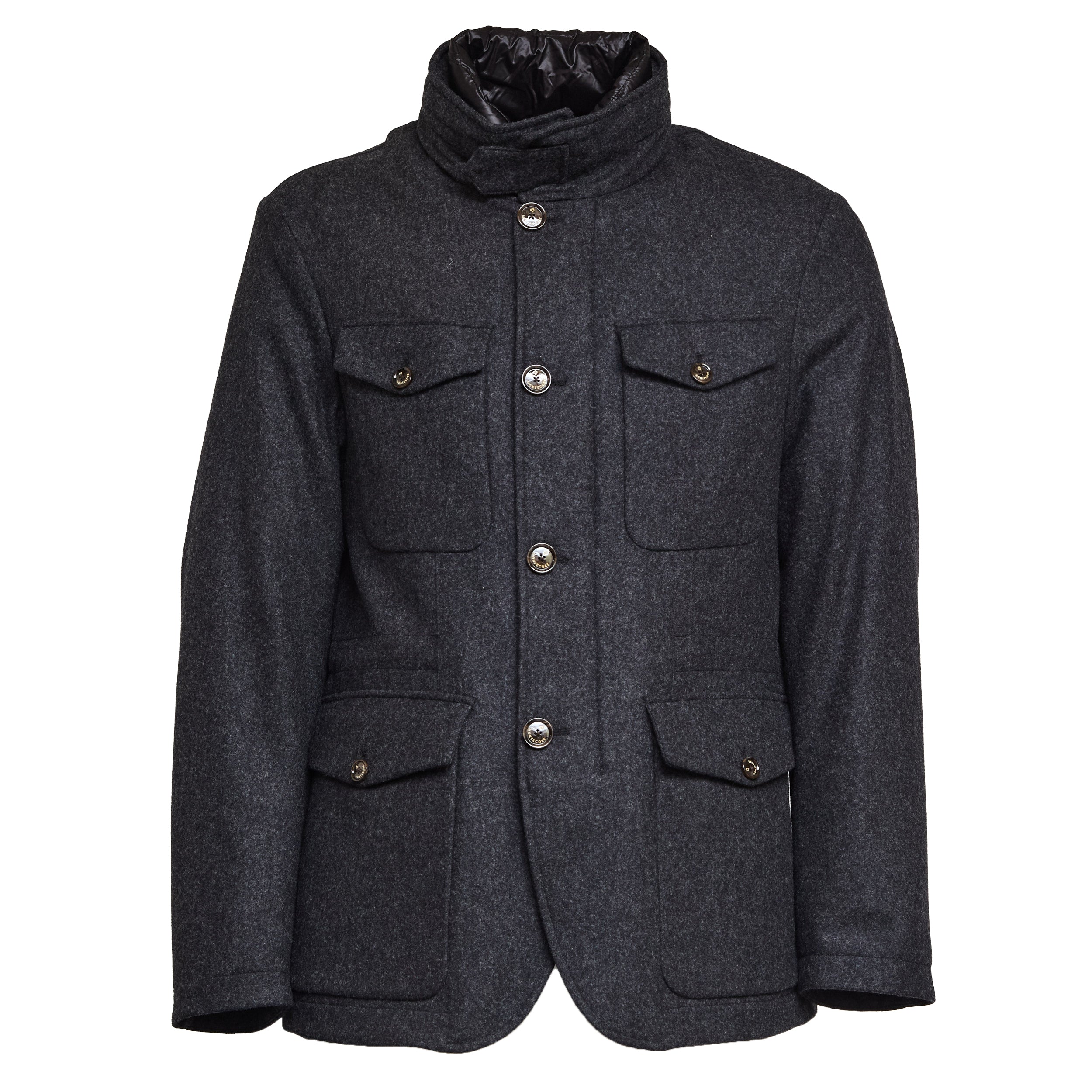 MONTECORE Puffer Jacket with Hidden Hood for Men