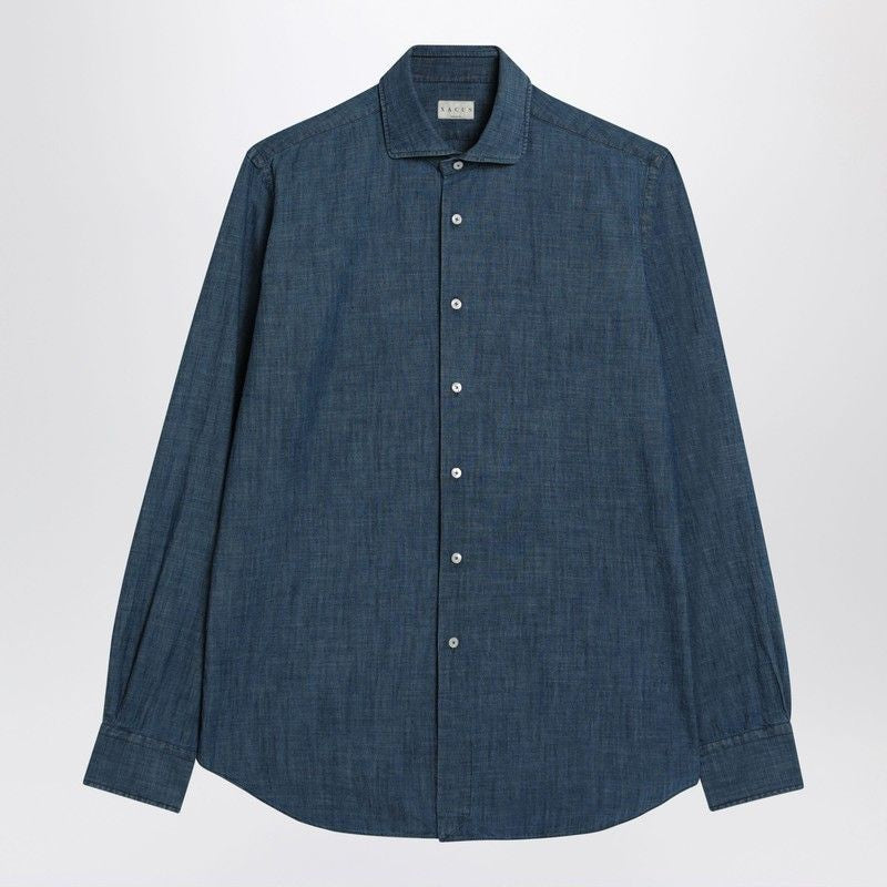 XACUS Tailor Fit Denim Shirt for Men