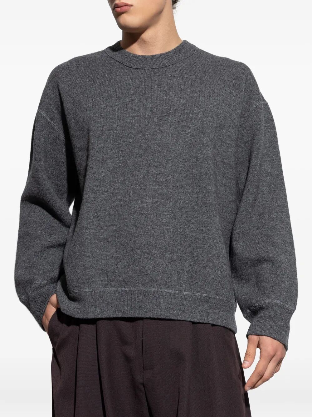 STUDIO NICHOLSON Moray 12GG Cashmere Double Sweatshirt