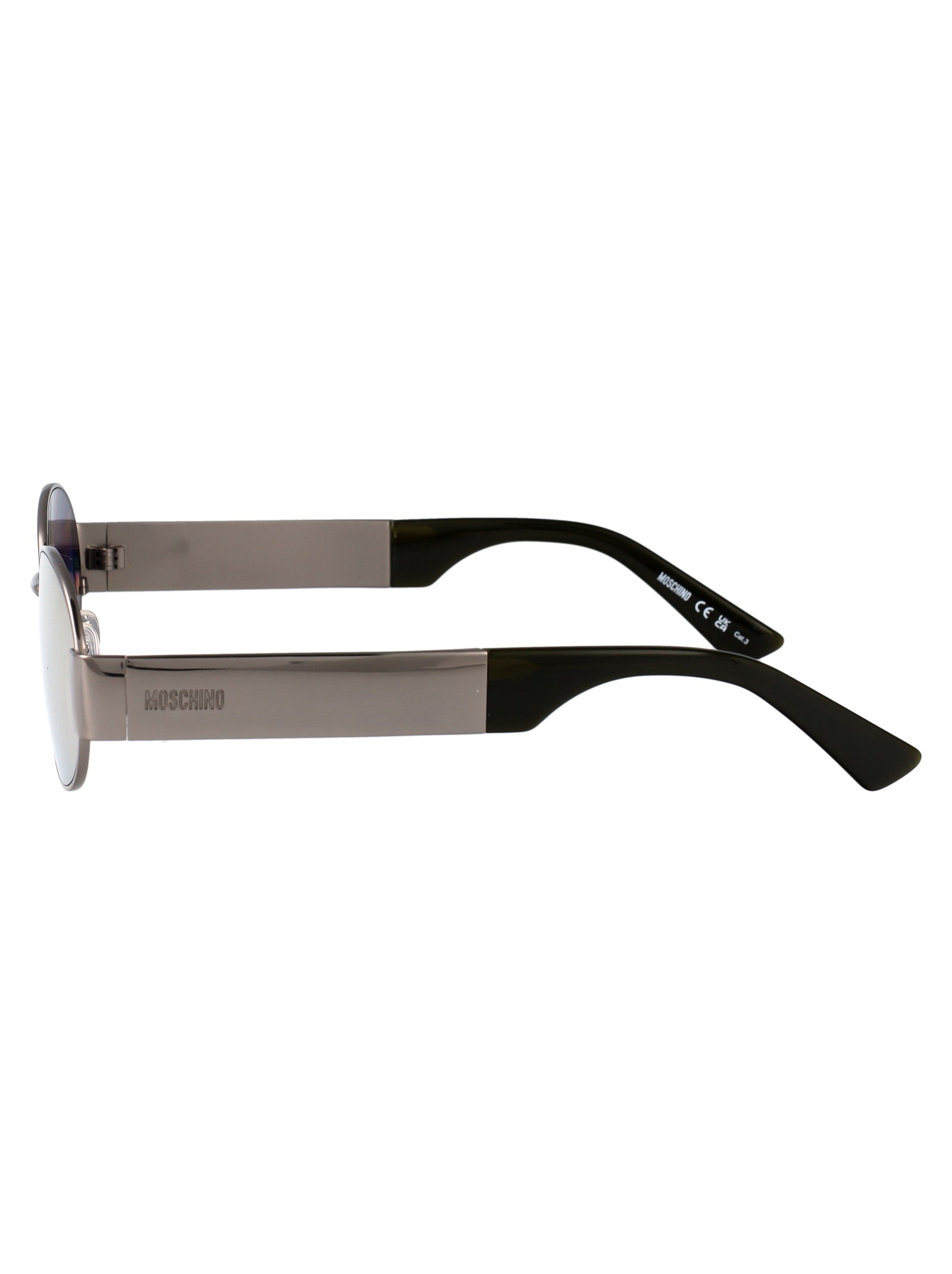 MOSCHINO COUTURE Ruthenium Metal Sunglasses - Unisex