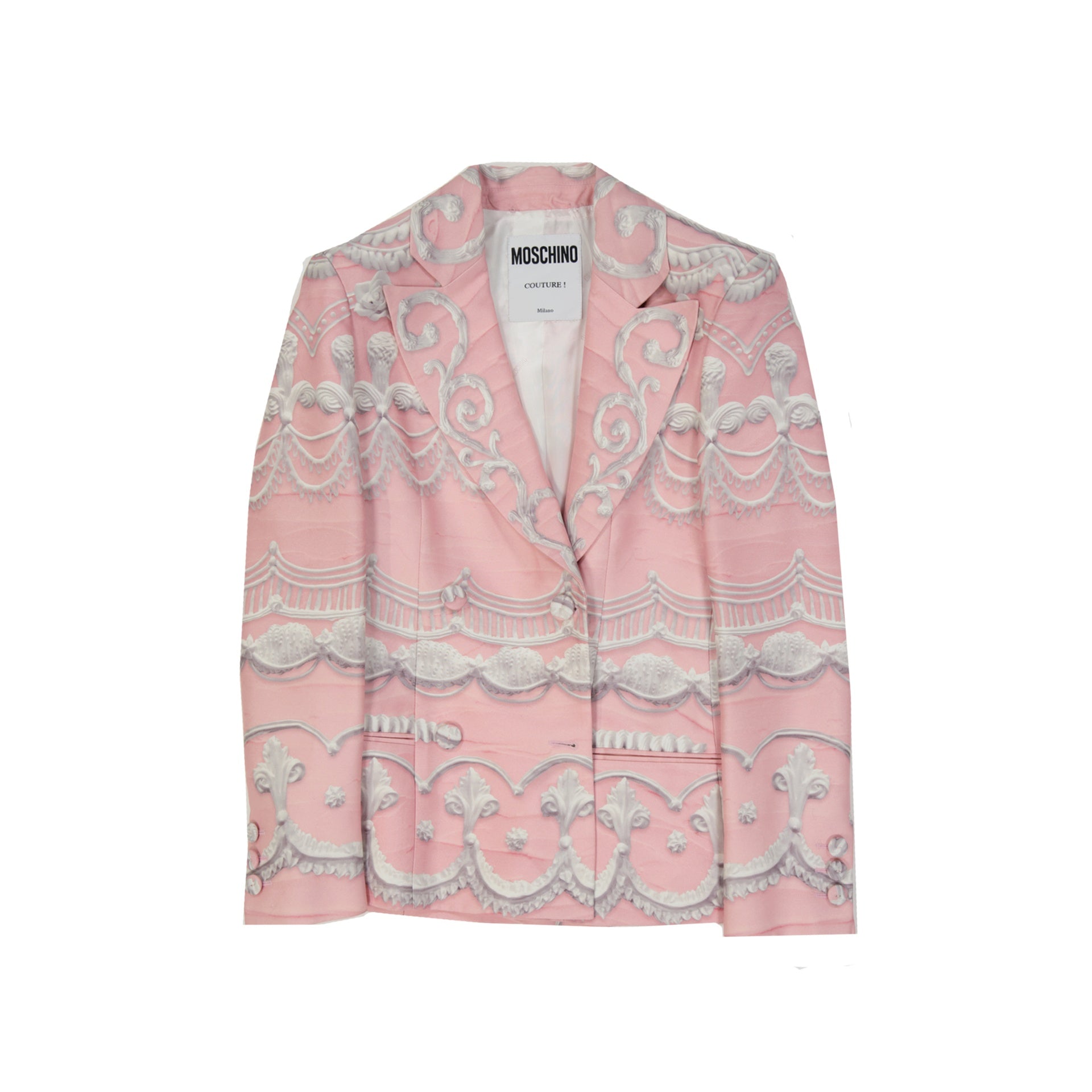 MOSCHINO COUTURE Chic Printed Jacket