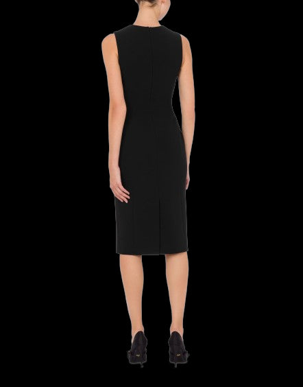 MOSCHINO Elegant Sleeveless Mini Dress with Heart-Shaped Neckline