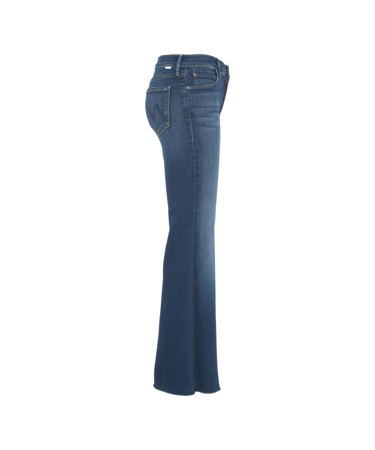 MOTHER Bootcut High Waist Frayed Hem Jeans