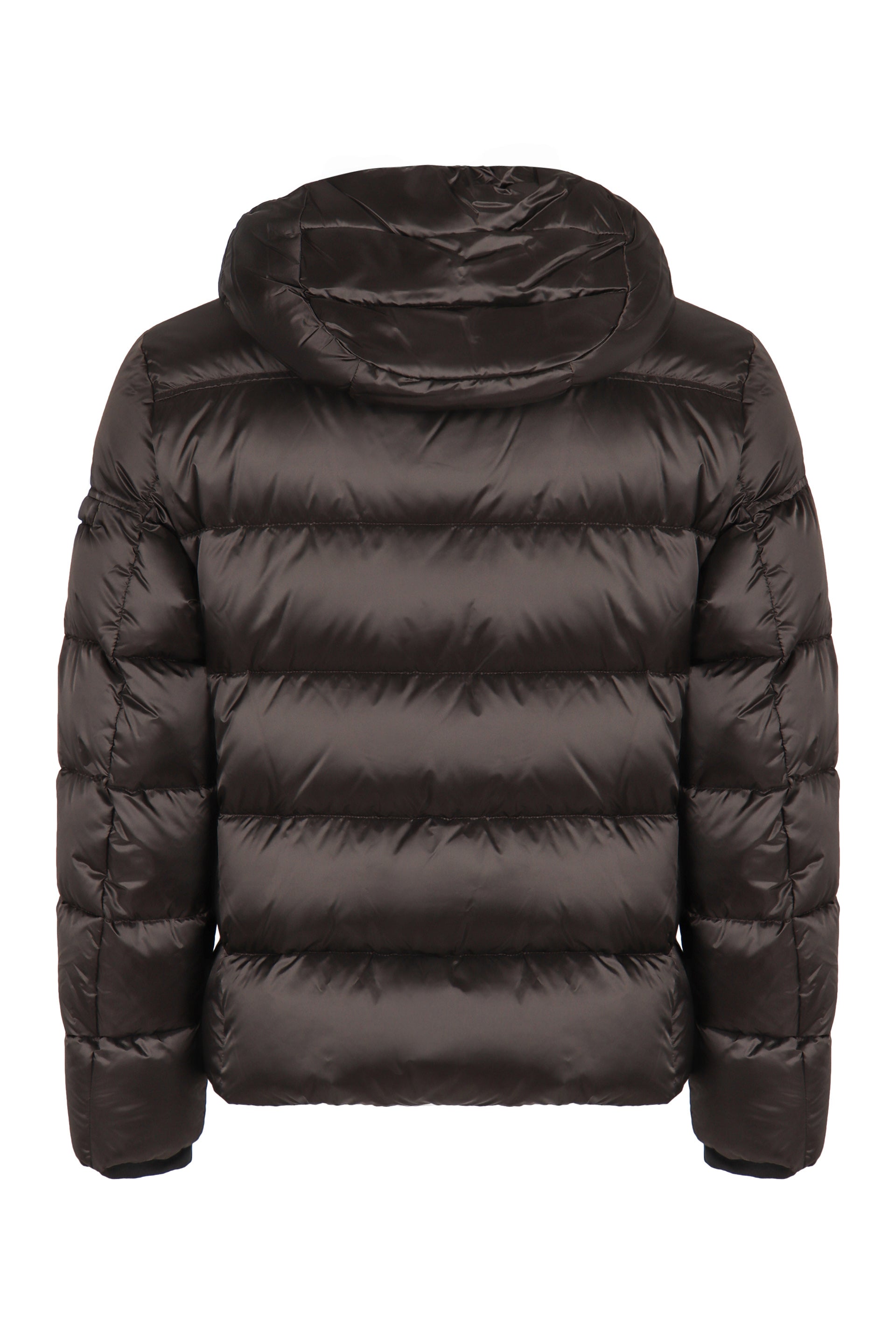 MOORER Men's Hooded Short Down Jacket