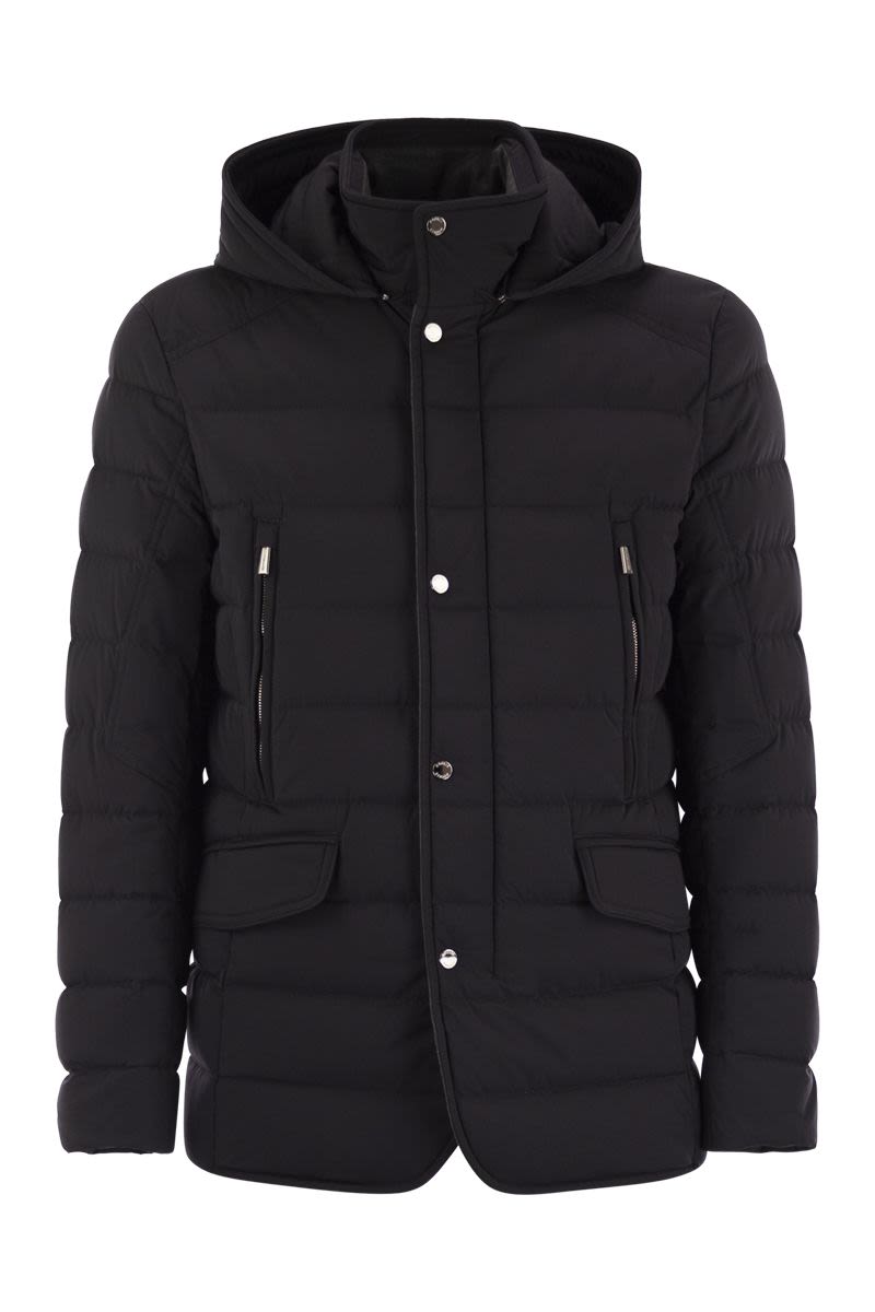 MOORER Hooded Down Jacket - Classic Fit